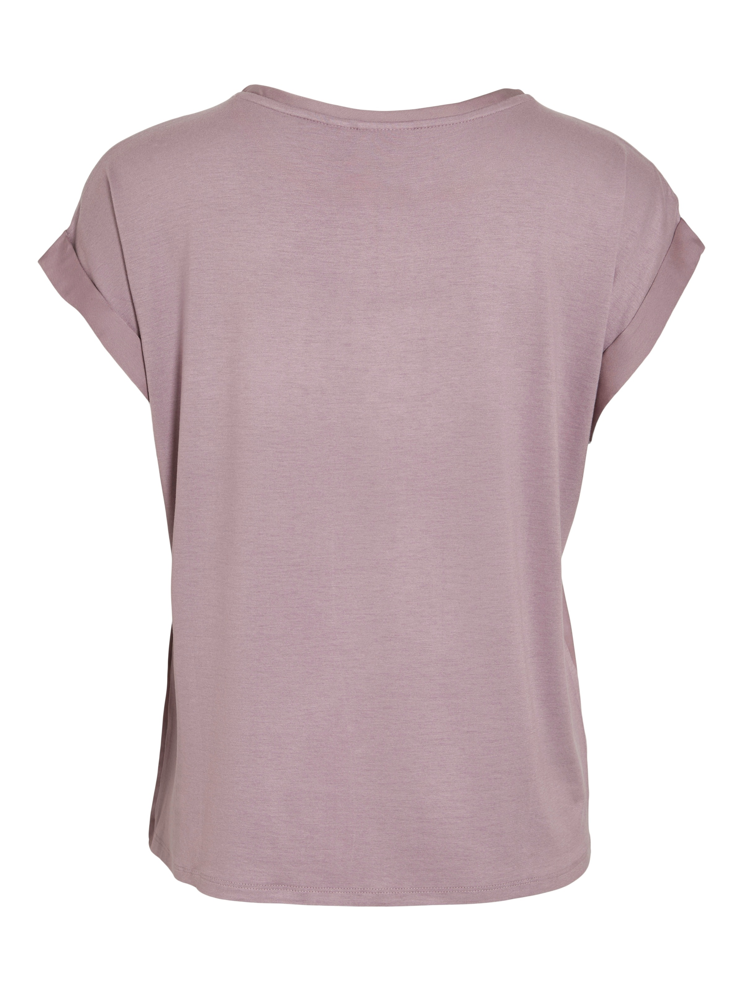 Vila Kurzarmshirt »VIELLETTE S/S SATIN TOP - NOOS«, Satin Optik