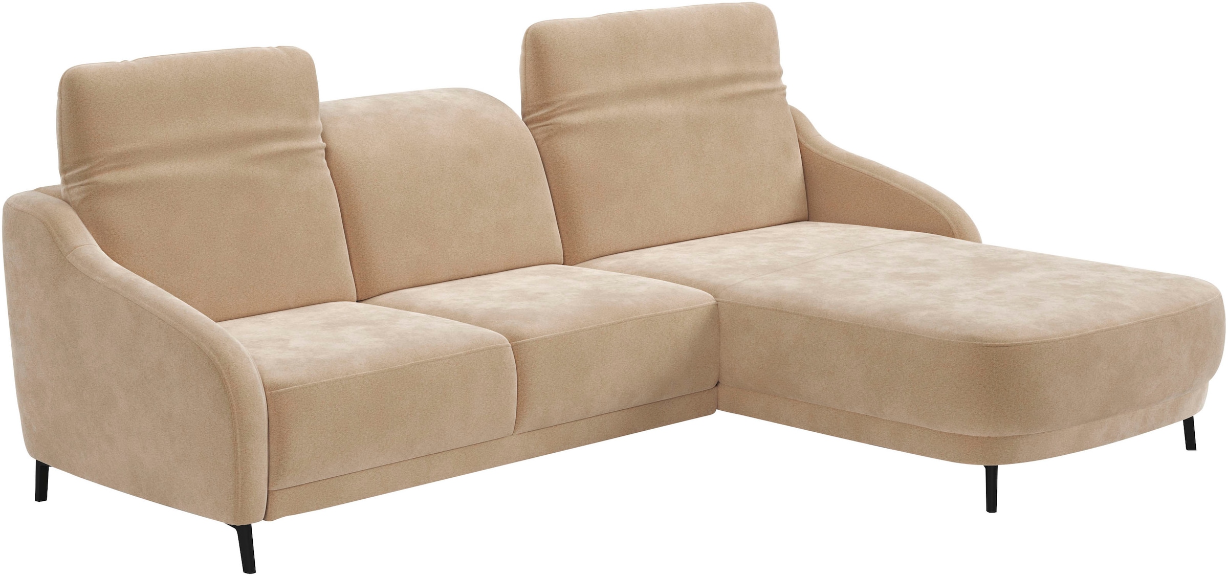 sit&more Ecksofa »Blues L-Form«, wahlweise mit Klapptisch und USB günstig online kaufen