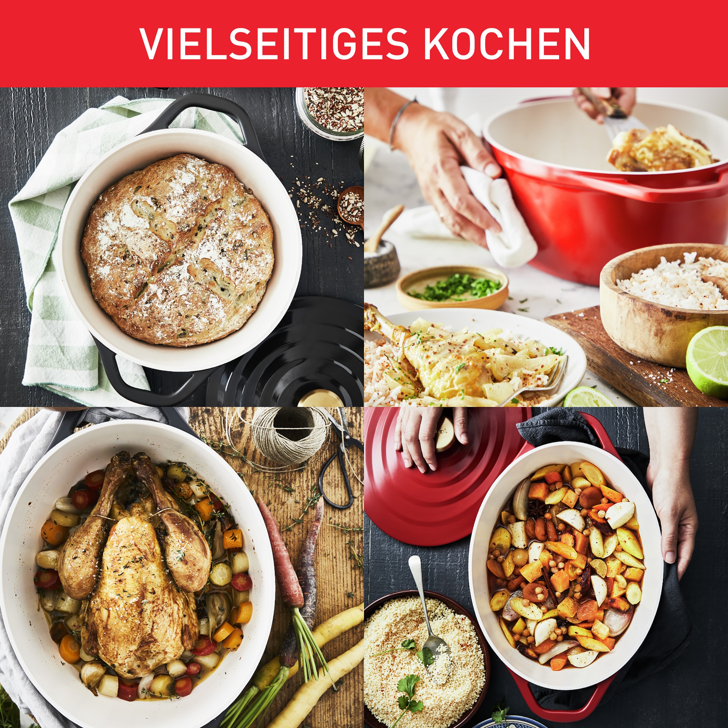 Tefal Bräter »Air« 2 Stk. tlg. Aluminiumguss