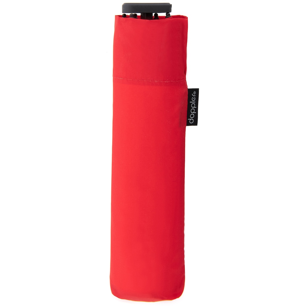 doppler® Taschenregenschirm »Zero 99 flat uni, Fiery Red«