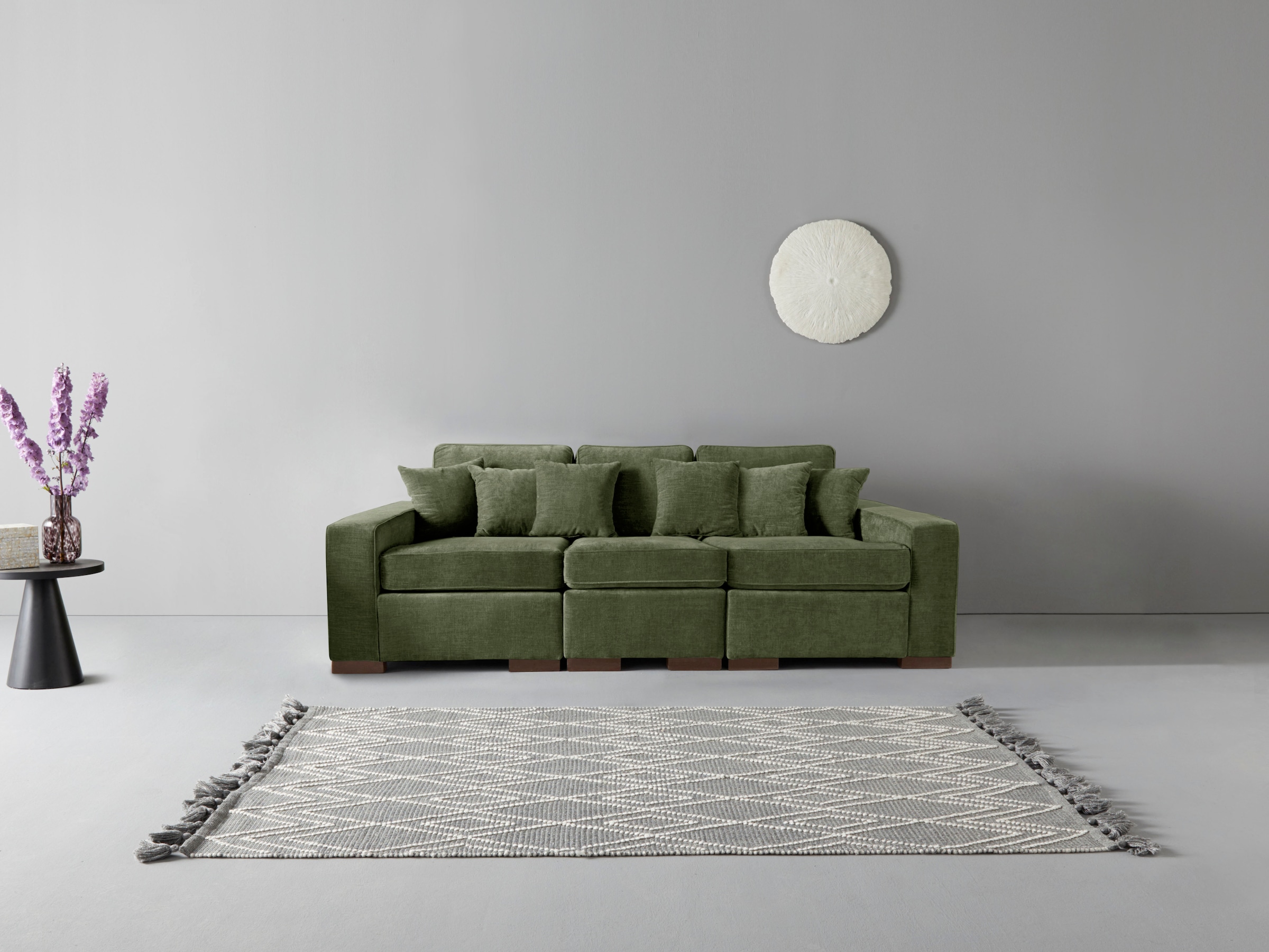 Guido Maria Kretschmer Home&Living 3-Sitzer »Skara«, Lounge-Sofa mit Federkernpolsterung, in vielen Bezugsvarianten