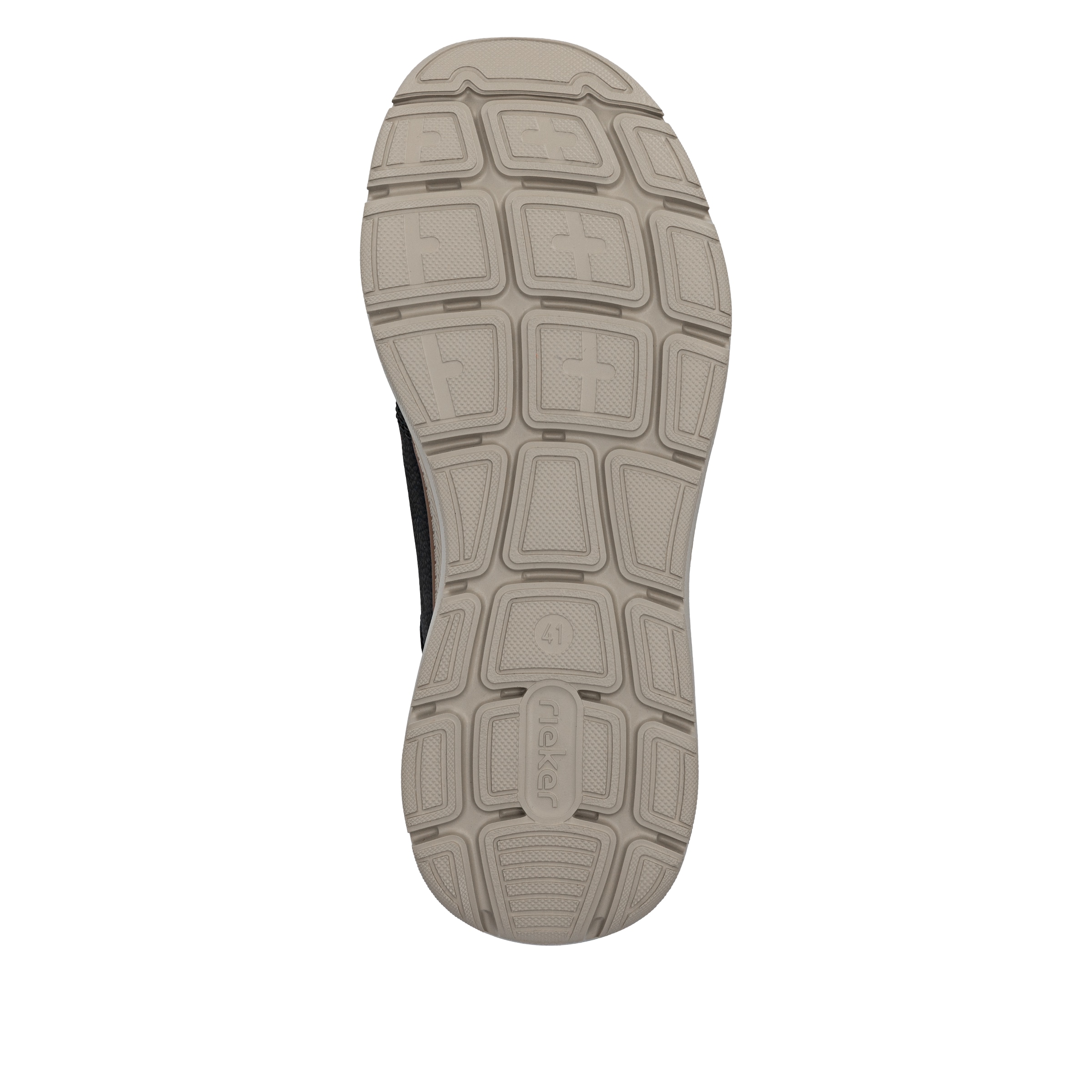 Rieker Slip-On Sneaker  Schlupfschuh, Halbschuh, Freizeitsneaker mit Gummizug, schmale Form