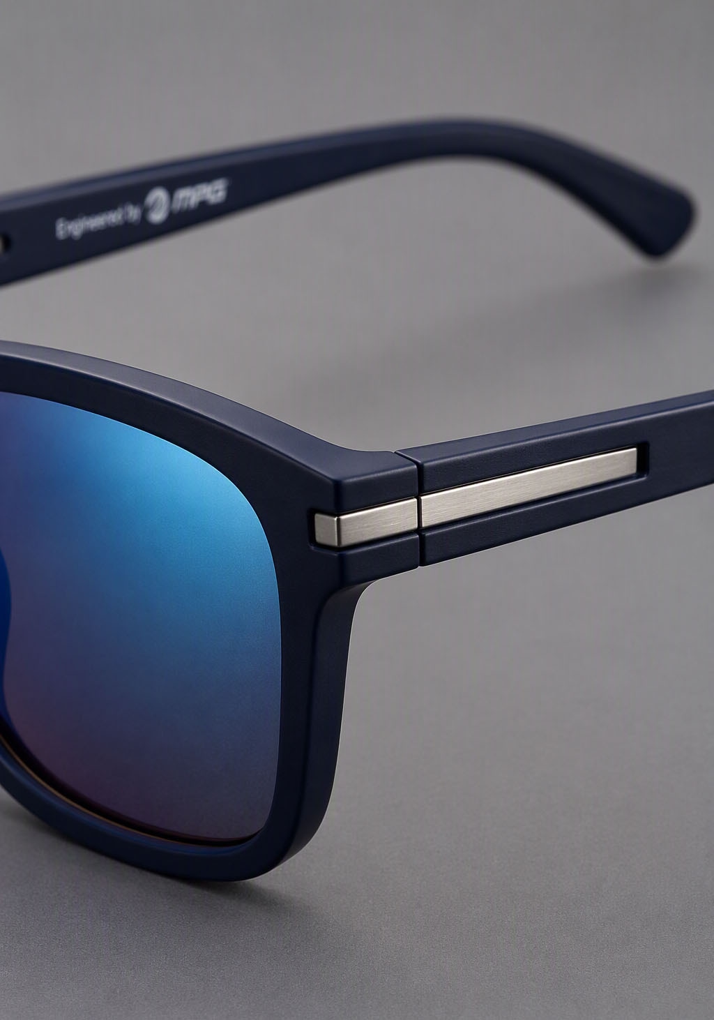 Man's World Sonnenbrille sportlich-modischer Stil, Trapez-Vollrandrahmen, Filterkategorie 3