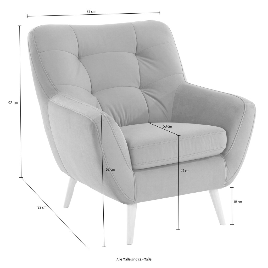 exxpo - sofa fashion Sessel »Scandi«