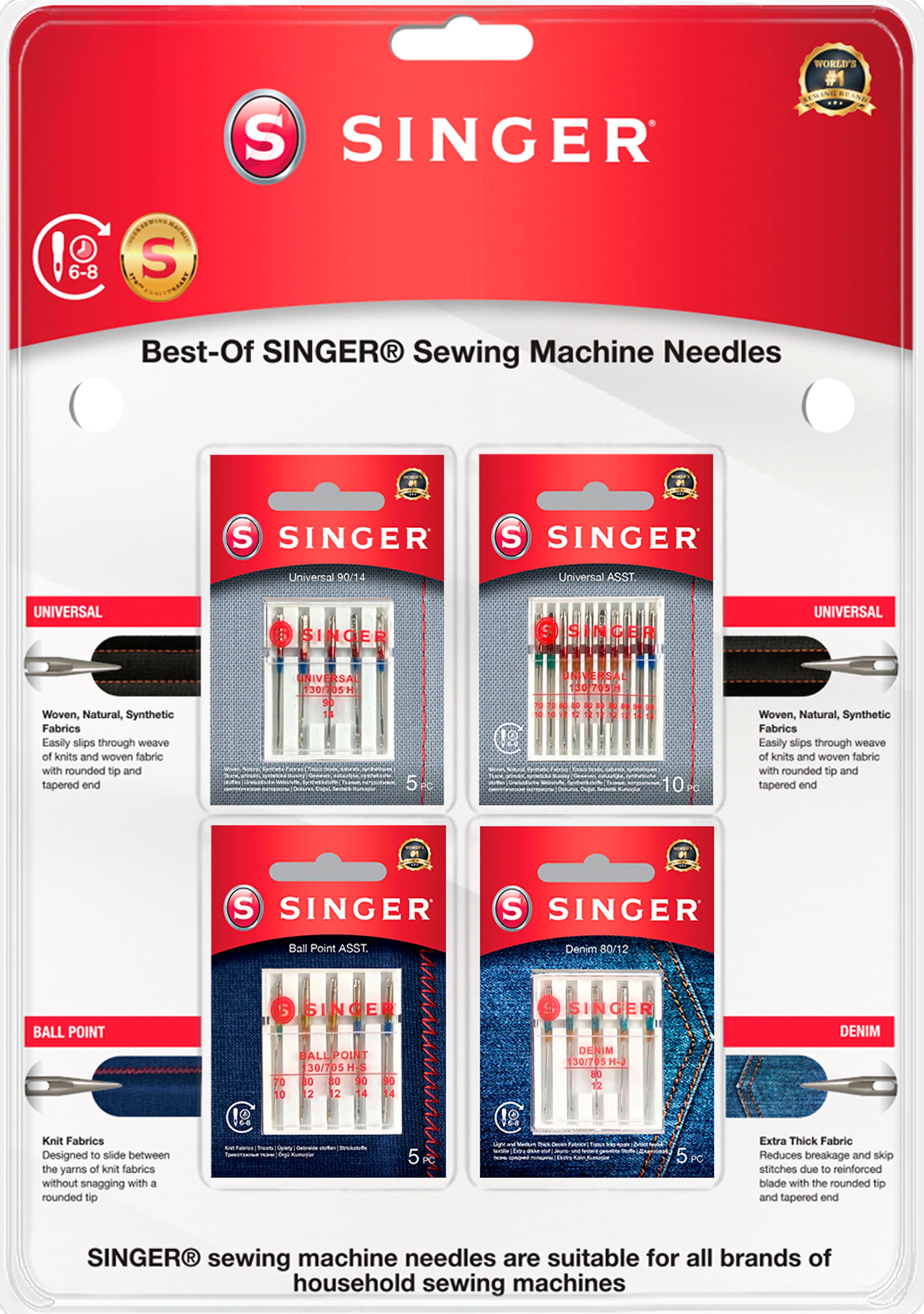 Singer Nähmaschine »Best-Of SINGER® Nähmaschinen Nadeln« jetzt im %Sale