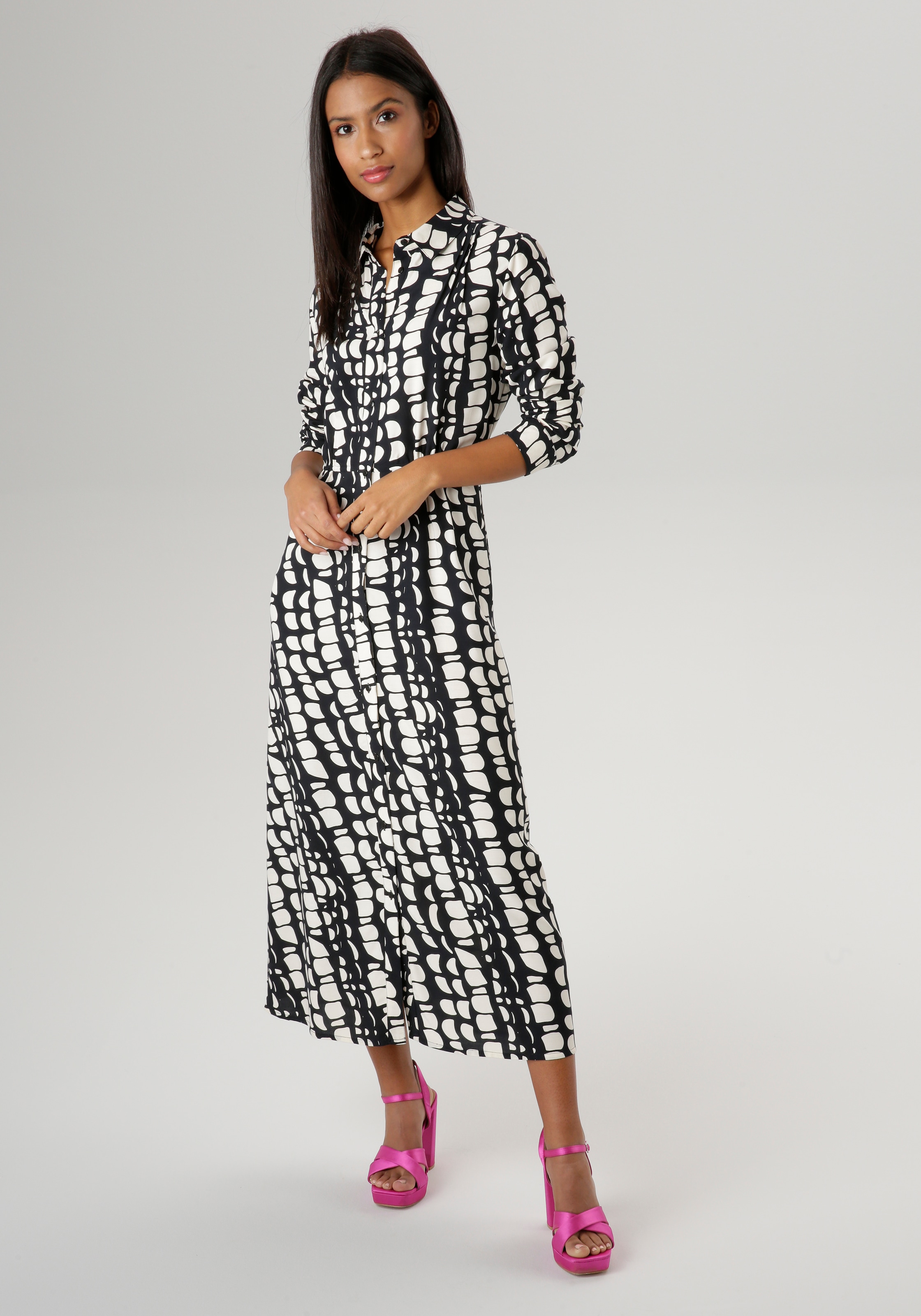 Aniston SELECTED Maxikleid, in Hemdblusenform - NEUE KOLLEKTION online  kaufen | Sommerkleider