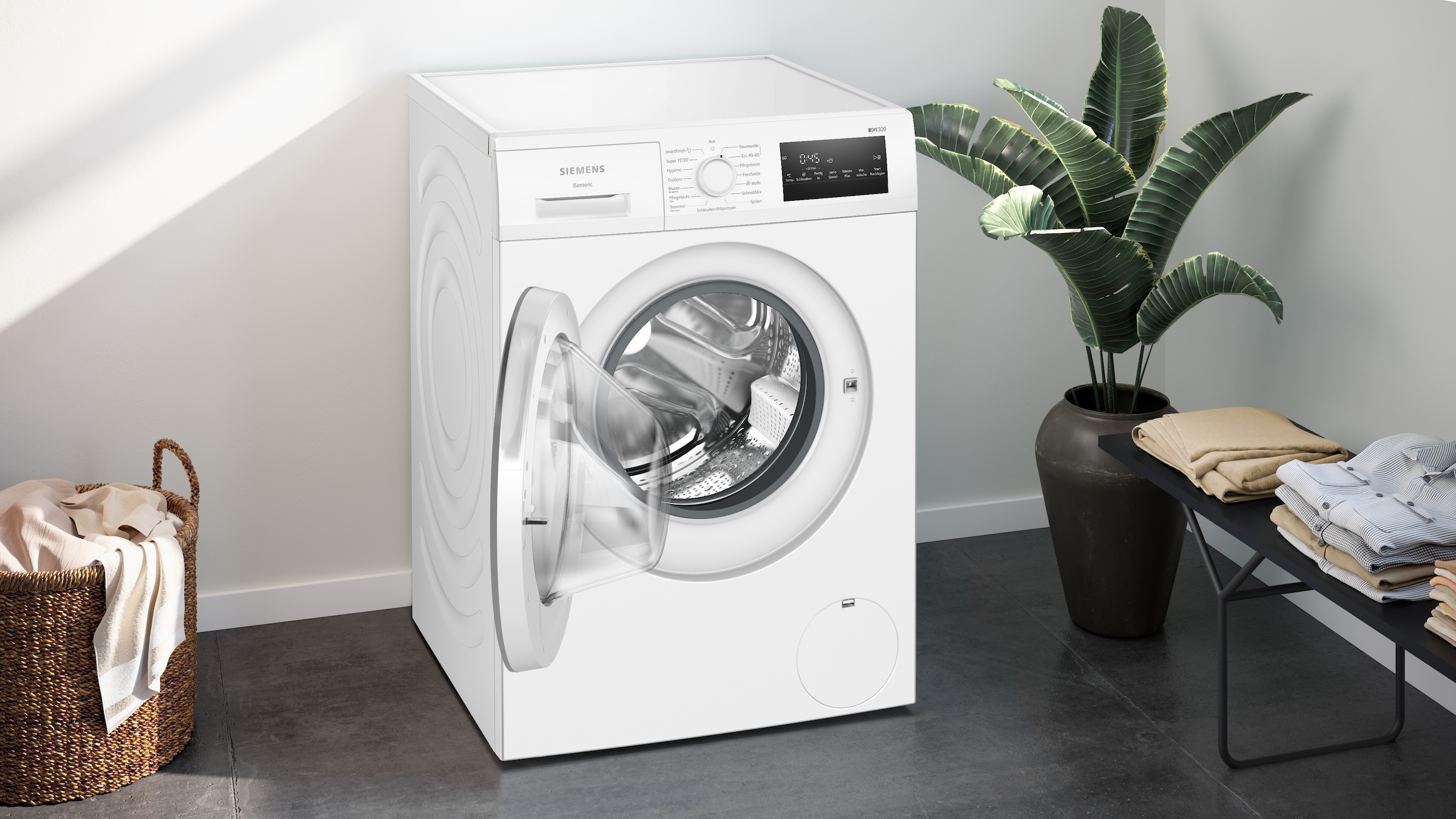 SIEMENS Waschmaschine iQ300 »WM14N22A« 9 kg 1400 U/min