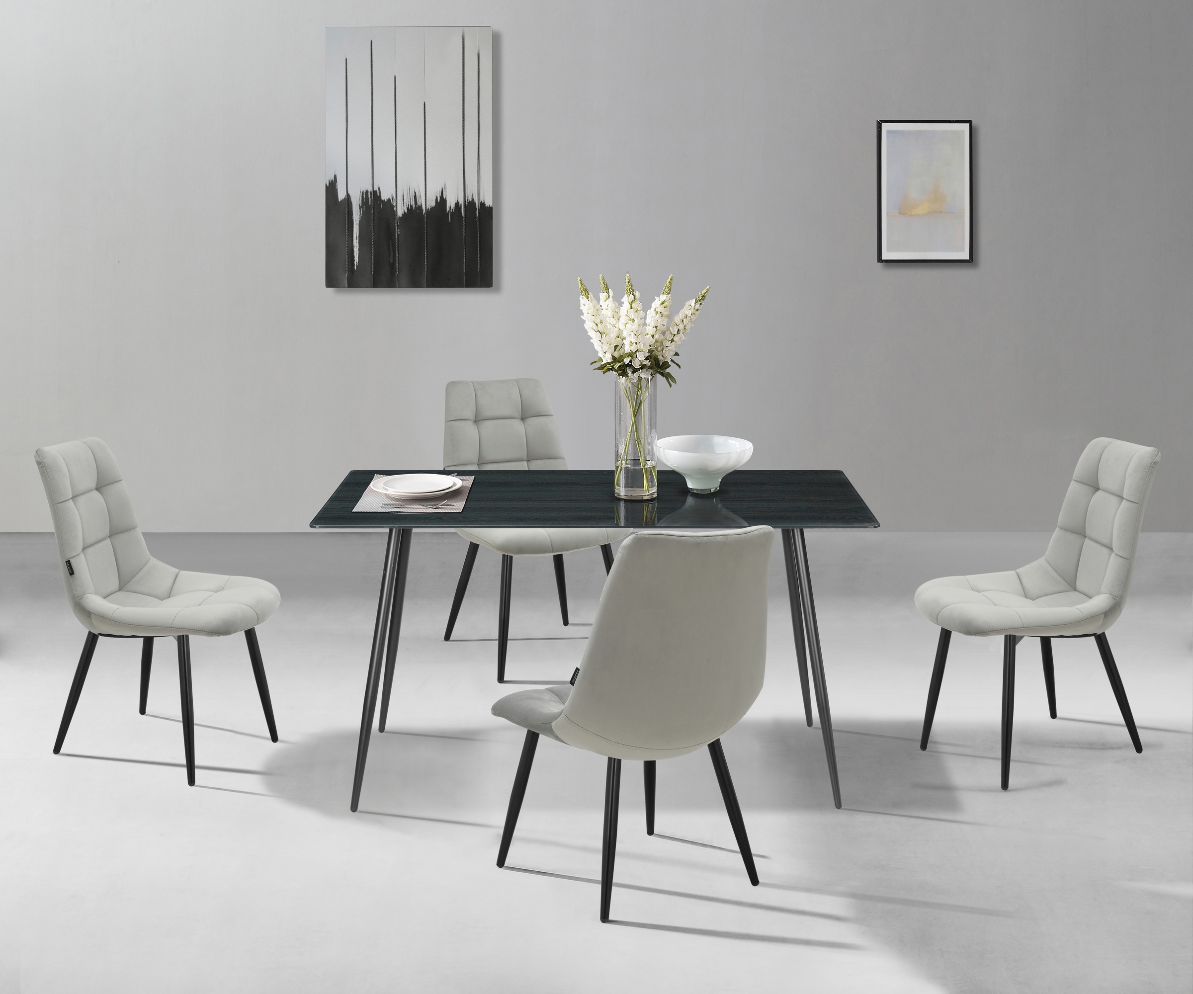 Home affaire Essgruppe "Arhus Esstisch Stühle Esszimmer Set", (Set, 5 tlg.) günstig online kaufen
