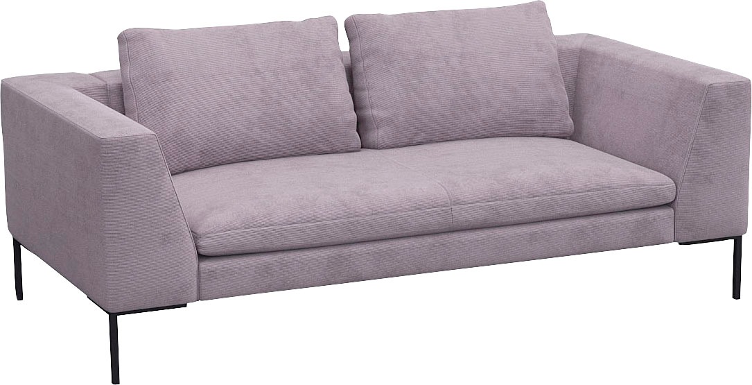 FLEXLUX 2,5-Sitzer »Loano«, modernes Sofa, frei im Raum stellbar, lose Kissen, Kaltschaum im Sitz