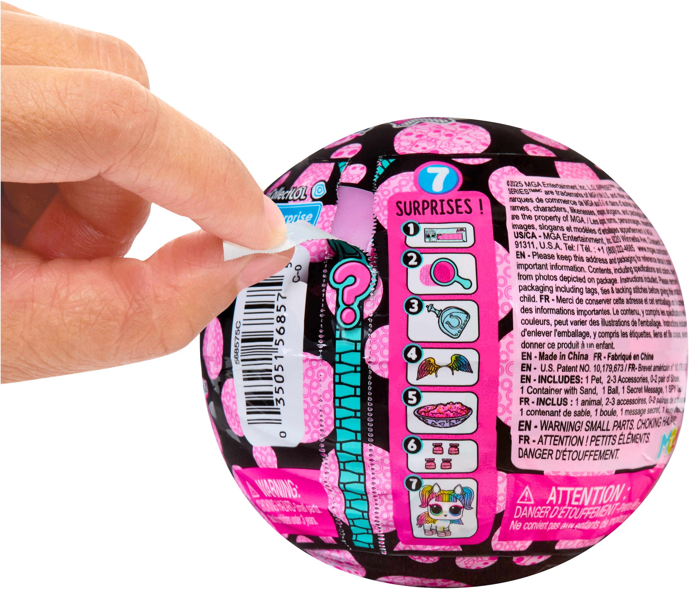 L.O.L. SURPRISE! Spielfigur »L.O.L. Surprise Eye Spy Pets« mit magischem Farbwechsel; Lieferung erfolgt sortiert