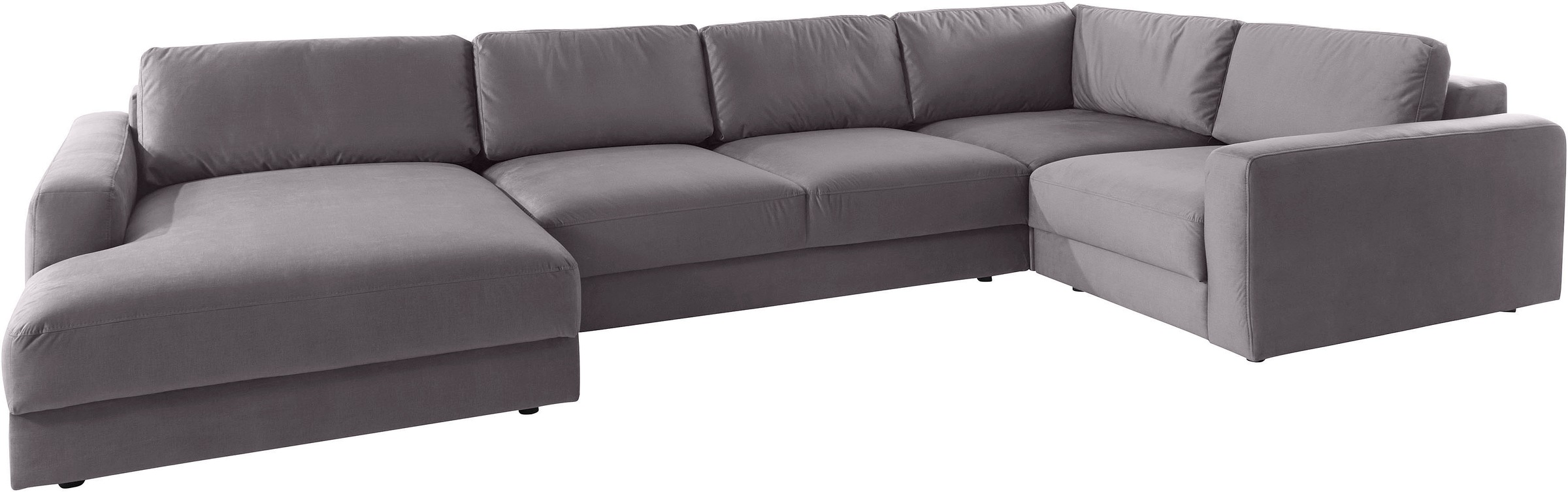 Places of Style Wohnlandschaft »Bloomfield, U-Form«, mit extra tiefer Sitzfläche, wahlweise mit Sitztiefenverstellung