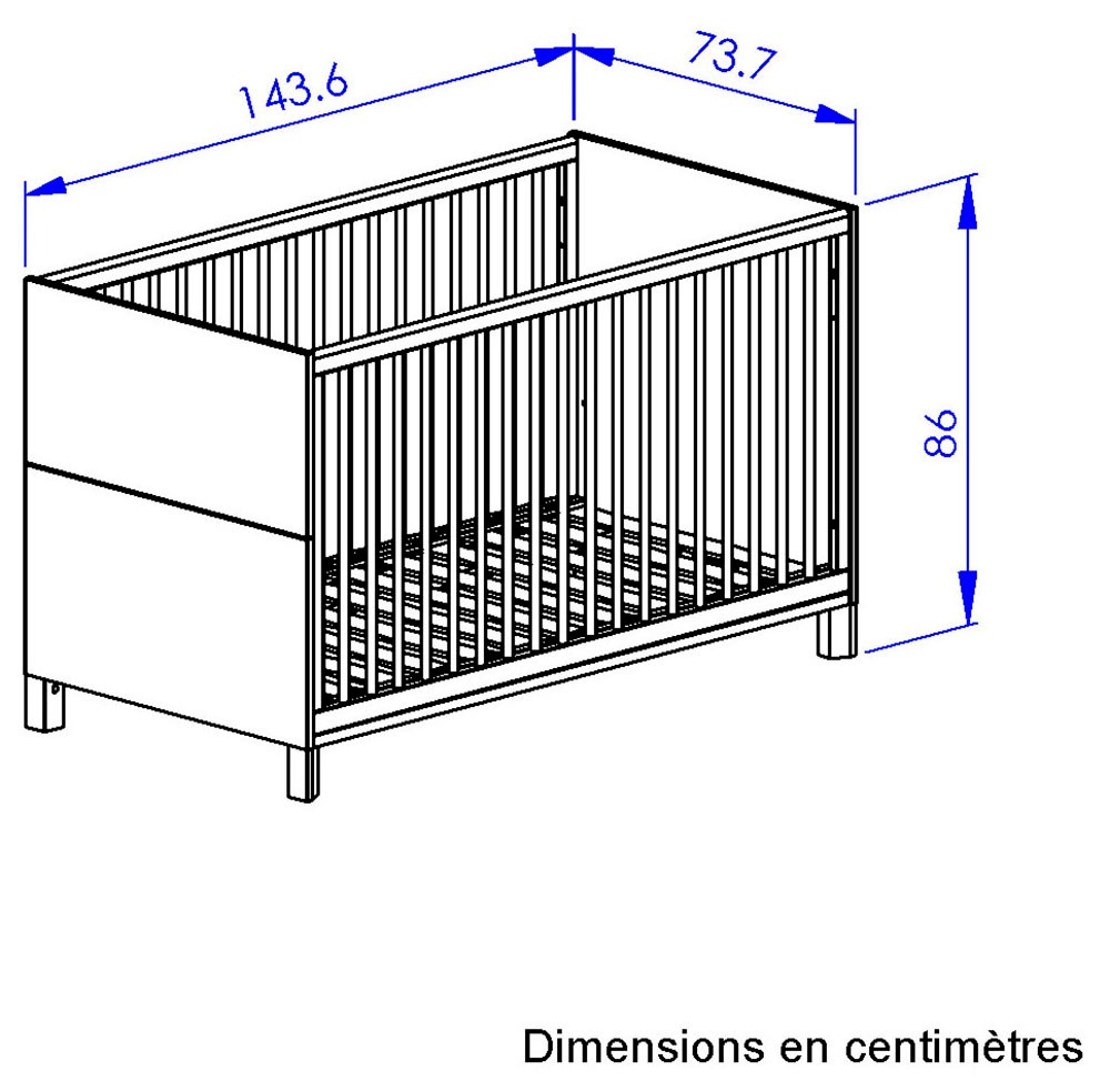 Gami Babyzimmer-Komplettset »SET N°3 CALYPSO« 6 Stk. tlg. Viel Stauraum für eine optimale Organisation.