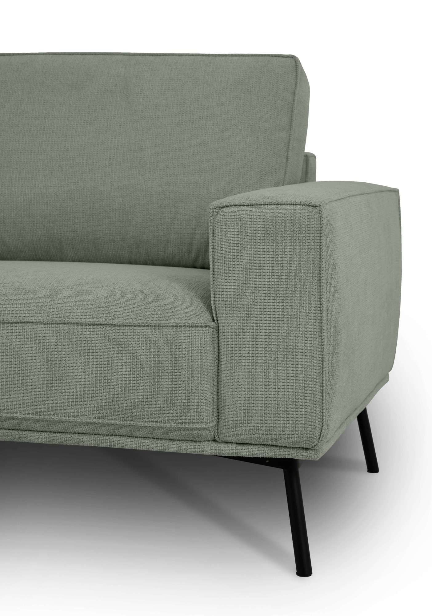 andas Ecksofa »Vosby«, Breite 260 cm, Chenille, mit dekorativer Kedernaht