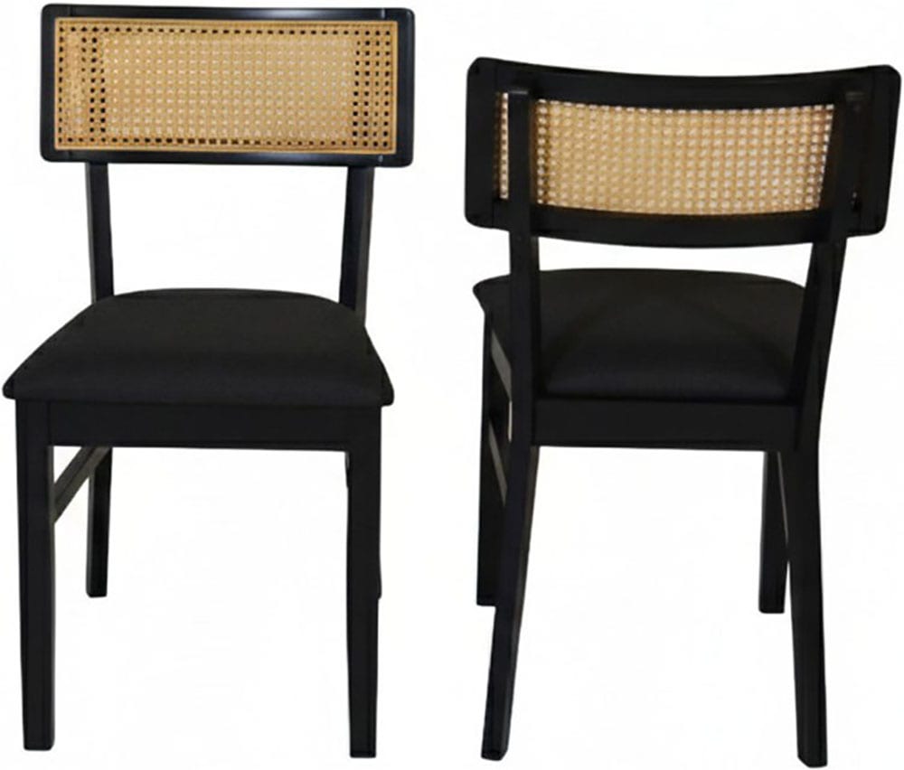 Jahnke Esszimmerstuhl »VIENNA SIT DUO« () Esszimmerstuhl (2er Set), Massivholz, gepolstert, bis 110 kg belastbar