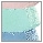 blau, rosa, mint