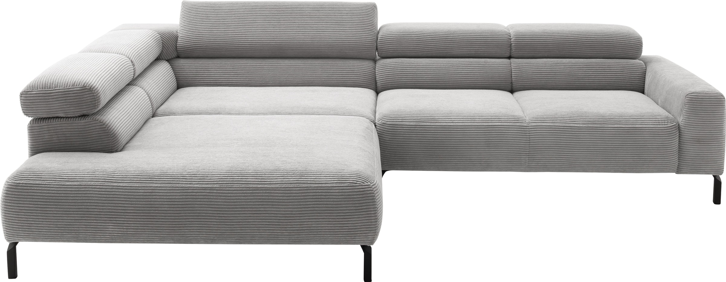 Places of Style Ecksofa »Antonelli, L-Form, inkl. Kopfteilverstellung, Brei günstig online kaufen
