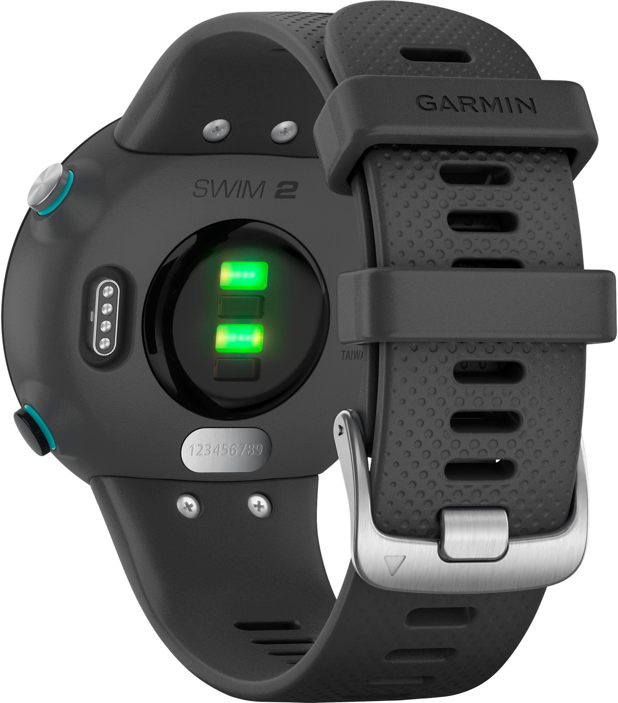 Garmin Smartwatch »Swim2 mit Silikon-Armband 20 mm«, (2,63 cm / 1,04 Zoll),)