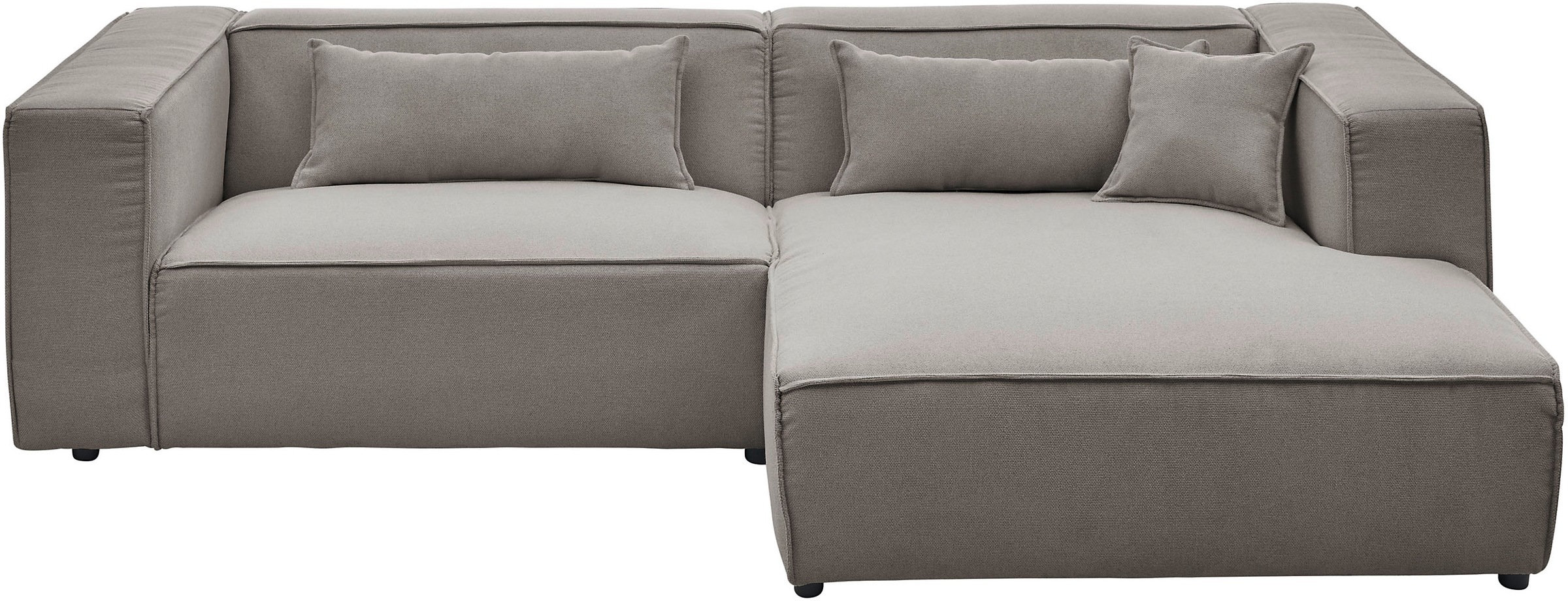 LeGer Home by Lena Gercke Ecksofa »PIARA mit Kedernaht, Cord, Leinenoptik o günstig online kaufen