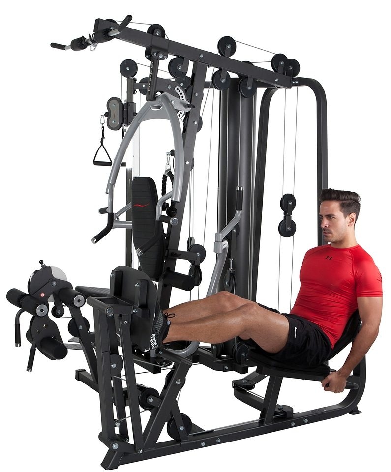 Finnlo by Hammer Kraftstation »Autark 6800«, 20 Gewichtsblöcke, (Butterflystange, Beinpresse, Latzug und mehr), multifunktionale Fitnessstation, max. Trainingsgewicht 110 kg