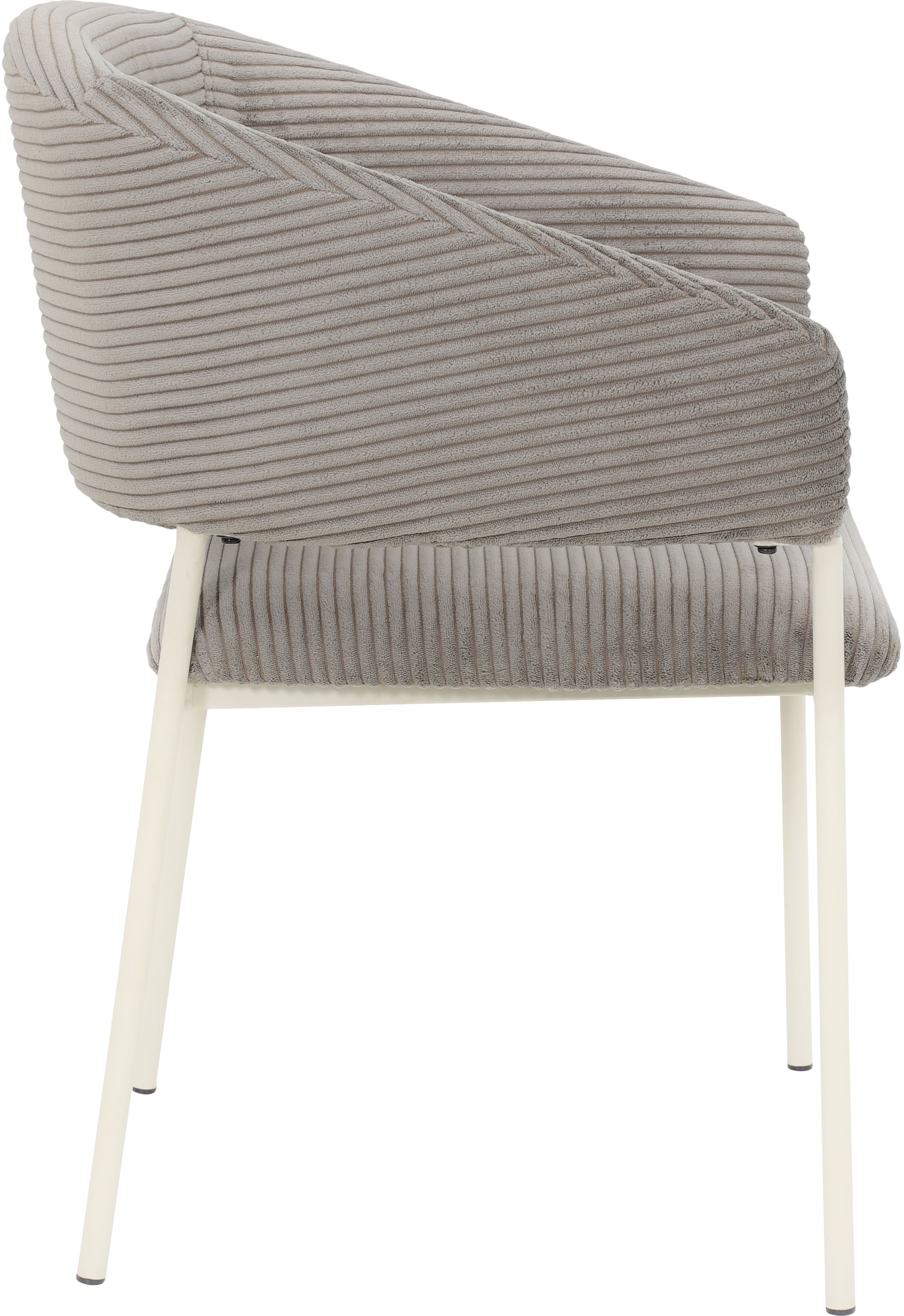 TOM TAILOR HOME Armlehnstuhl »EMBRACE ARMCHAIR«, (Set), 2 St., Breitcord, Esszimmerstuhl, mit Armlehnen, 4-Fußgestell, Rückenausschnitt