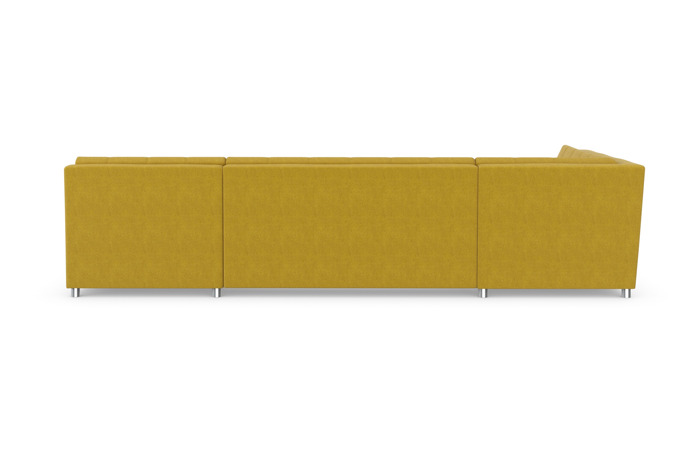 DOMO collection Wohnlandschaft »Treviso incl. Zierkissen, moderne Steppung, XXL: B/T/H: 364/201/83 cm«, wahlweise mit Bettfunktion, in vielen Bezugsarten auch in Cord U-Form