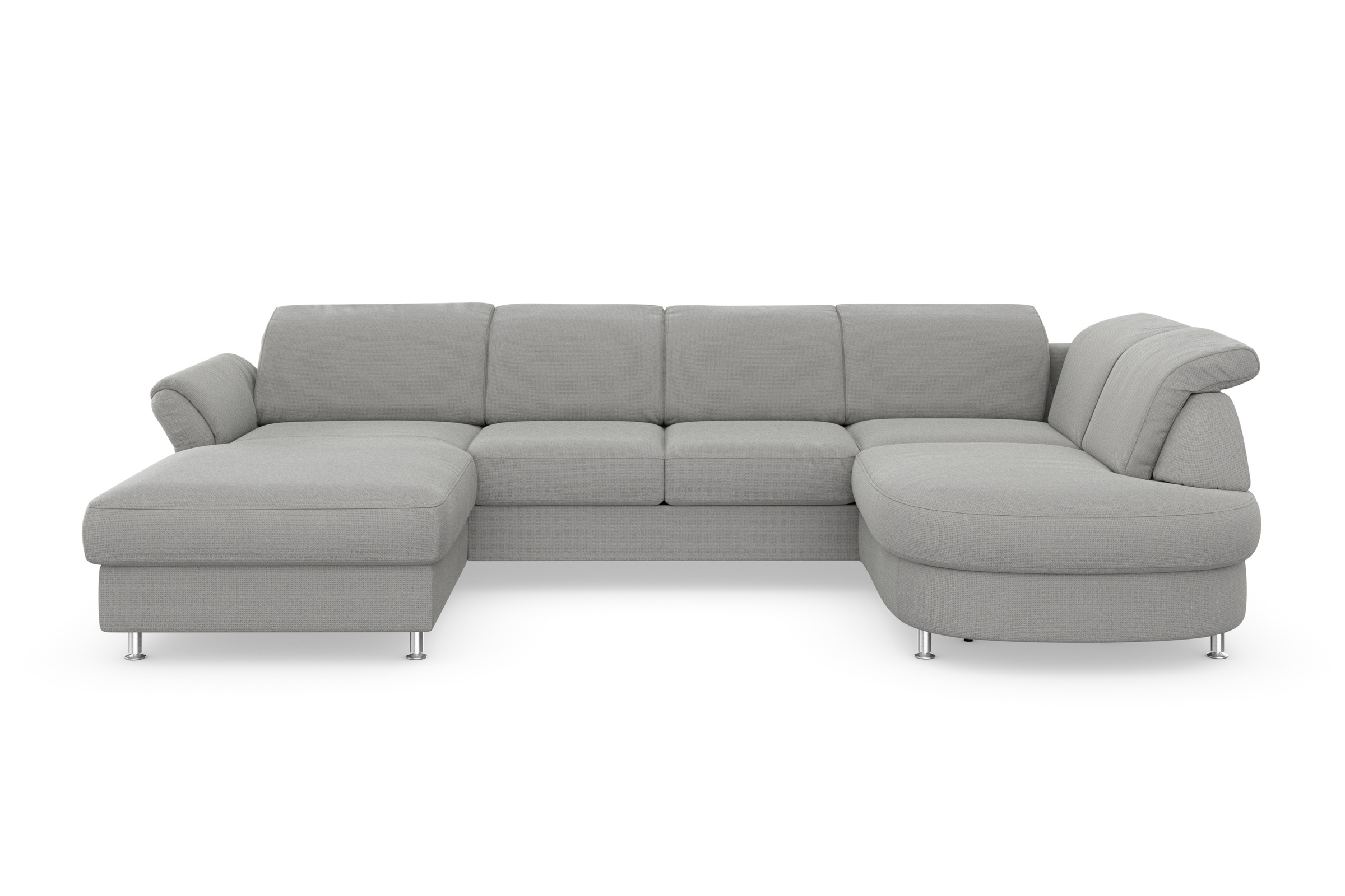 sit&more Wohnlandschaft »Apulia U-Form«, wahlweise Bettfunktion, Bettkasten und Kopf- und Armteilverstellung