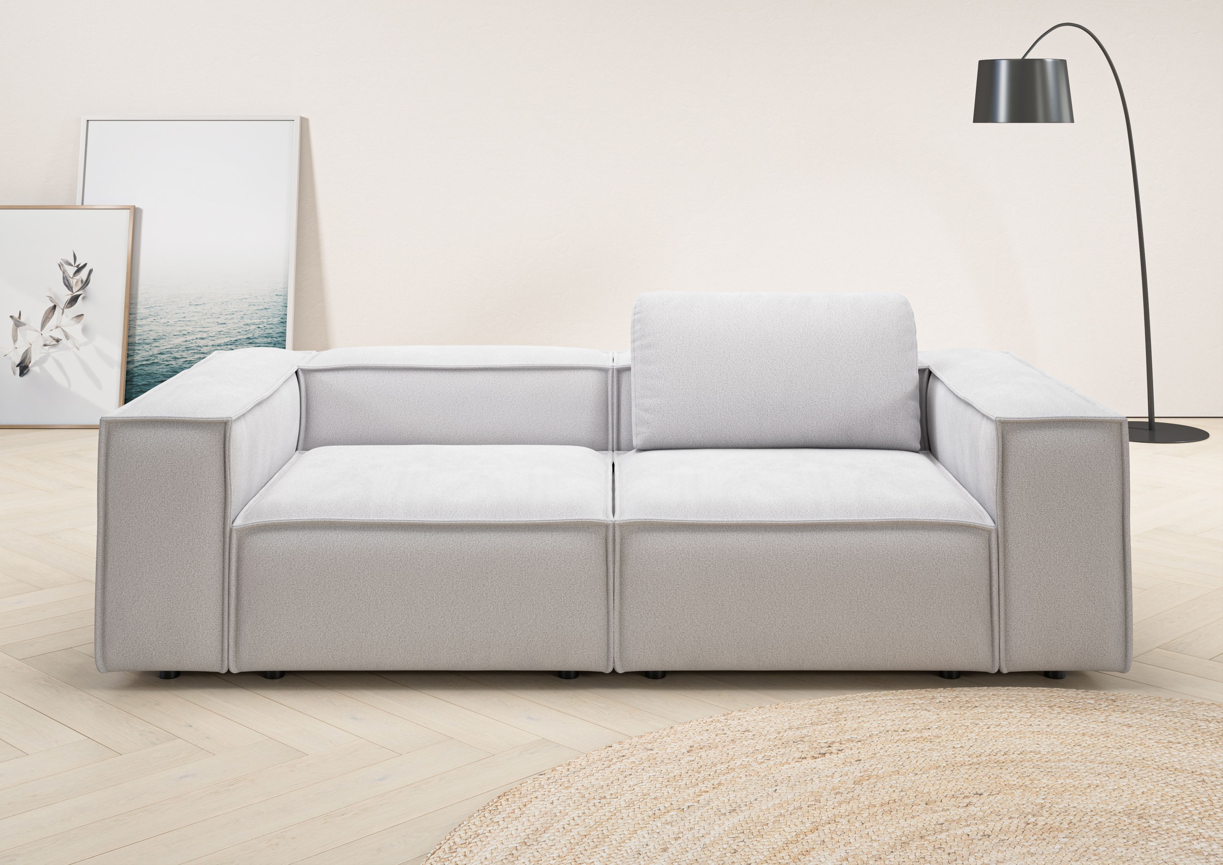 PLACES OF STYLE 2-Sitzer »Watertown, modernes Sofa 246 cm breit, auch in Fe günstig online kaufen