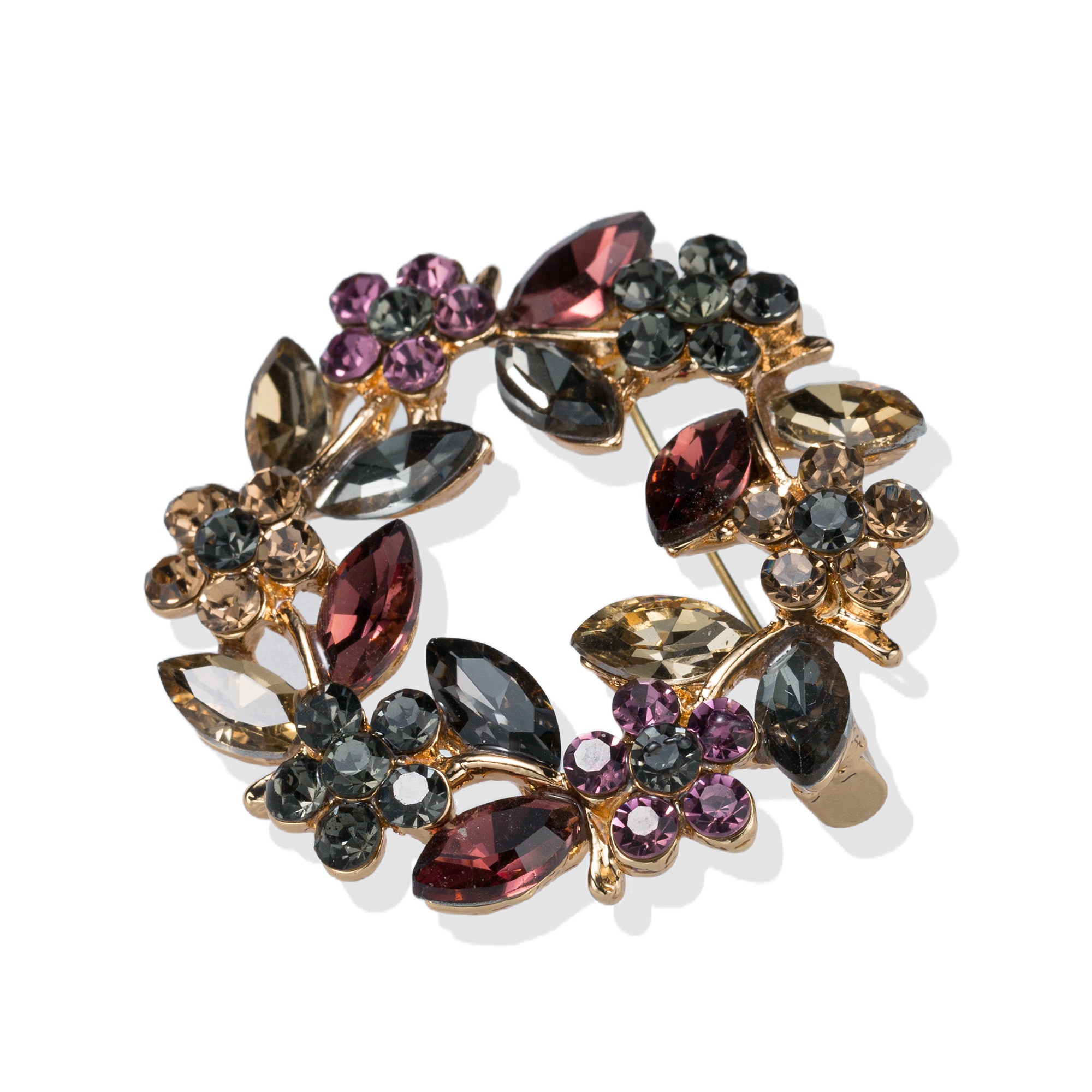 Firetti Brosche »Schmuck Geschenk Kupfer Ansteckschmuck Kranz« ()
