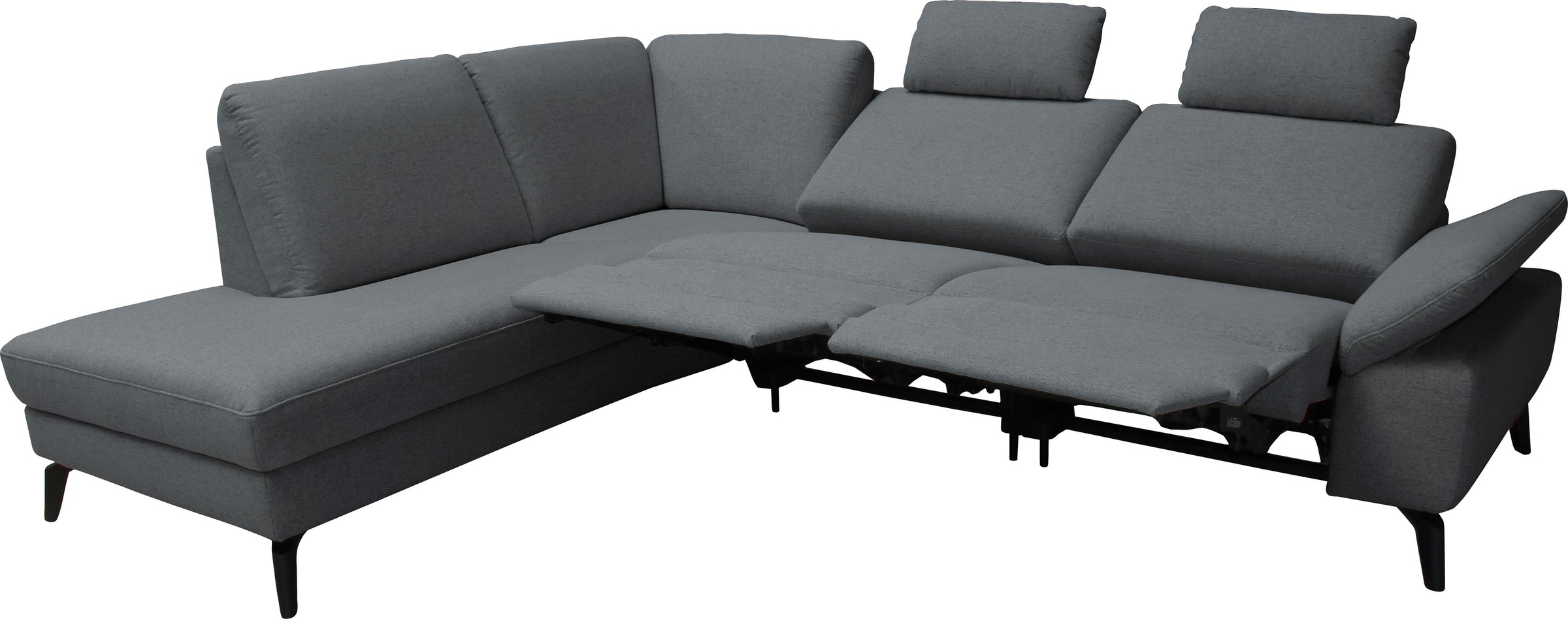 alina Ecksofa, inkl. Kopfstützen, wahlweise mit Relaxfunktion, Breite: 267 cm