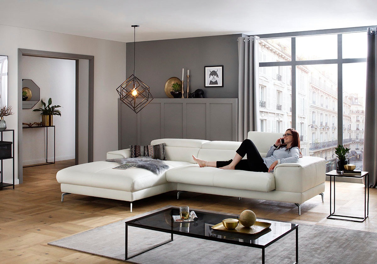 W.SCHILLIG Ecksofa »piedroo, Designsofa mit tollem Sitzkomfort, bequem und günstig online kaufen