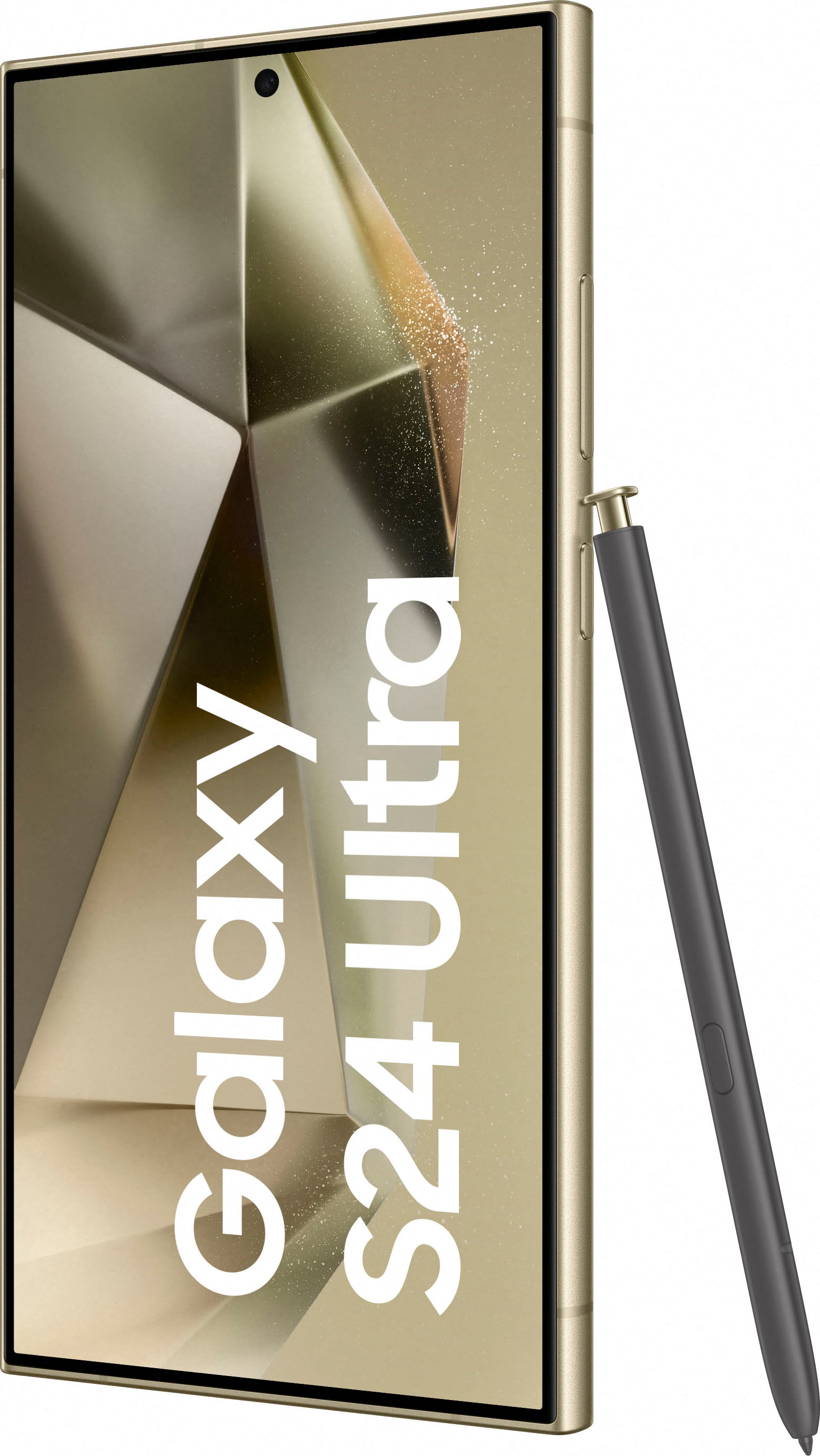 Samsung Smartphone »Galaxy S24 Ultra 256GB«, Titanium Yellow, 17,25 cm/6,8 Zoll, 256 GB Speicherplatz, 200 MP Kamera, AI-Funktionen