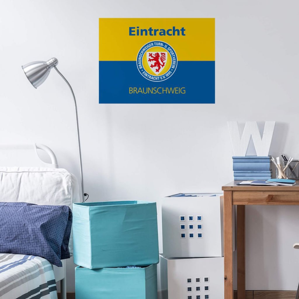 Wall-Art Wandtattoo »Eintracht Braunschweig Banner«, (1 St.)