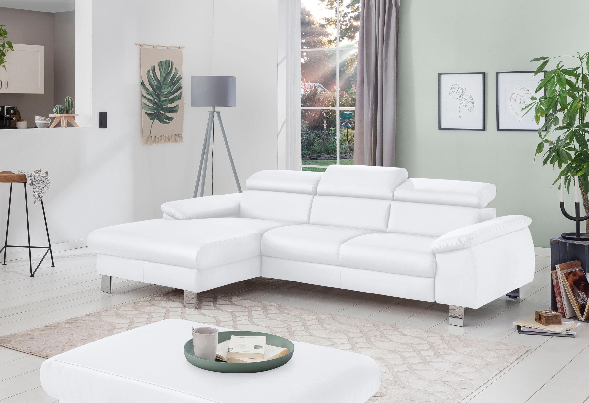 COTTA Polstergarnitur »Komaris L-Form«, (Set), Set bestehend aus: Ecksofa m günstig online kaufen