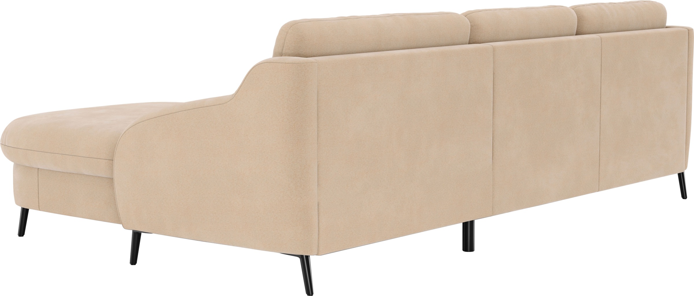 sit&more Ecksofa »Soul L-Form«, wahlweise mit Bettfunktion und Bettkasten oder Schubkasten