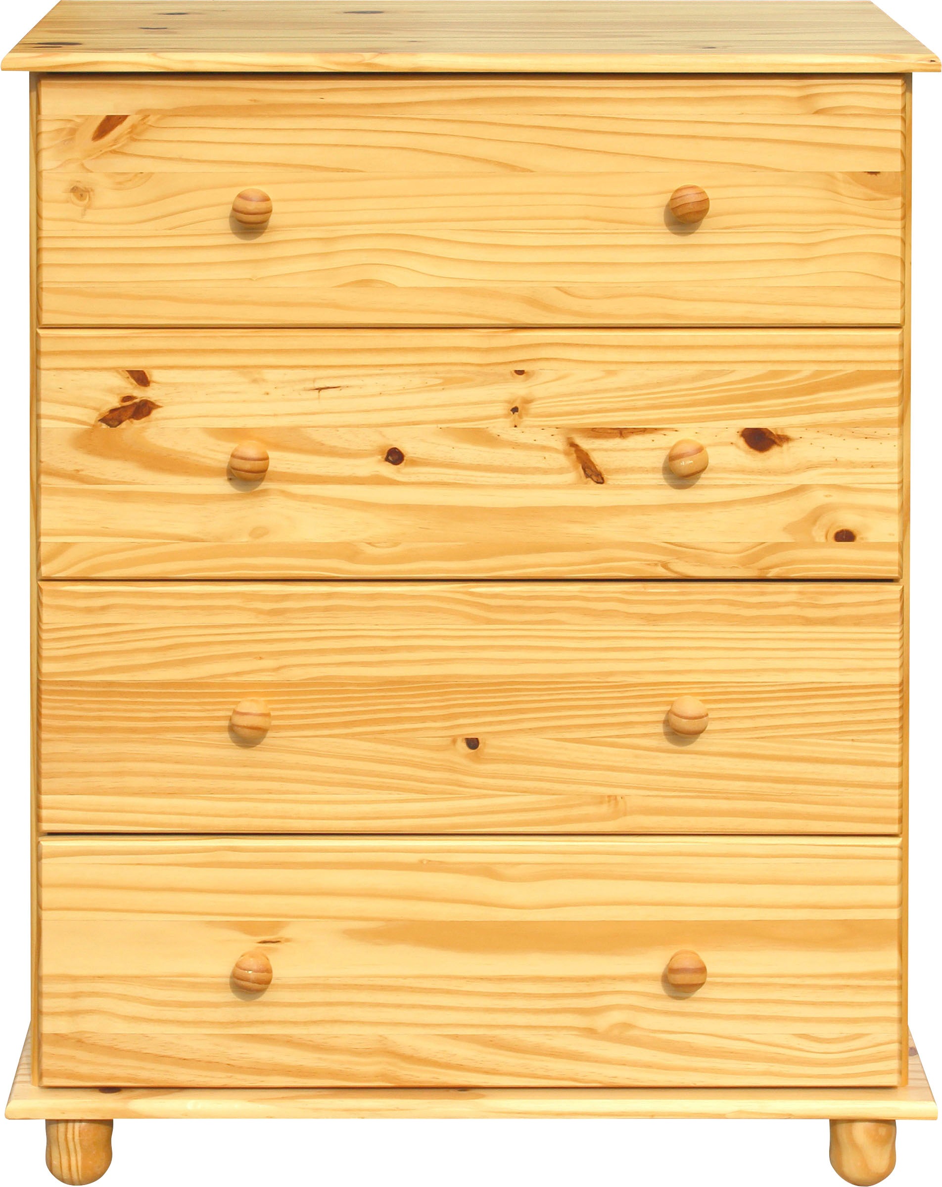 Home affaire Kommode »Chur«, aus massiven Kiefernholz, Breite 80 cm, Höhe 1 günstig online kaufen