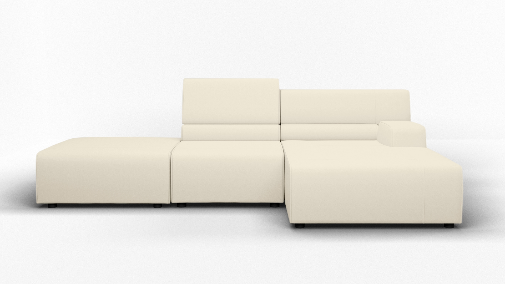 Egoitaliano Ecksofa »Babouche, Designsofa mit außergewöhnlichem Sitzkomfort günstig online kaufen