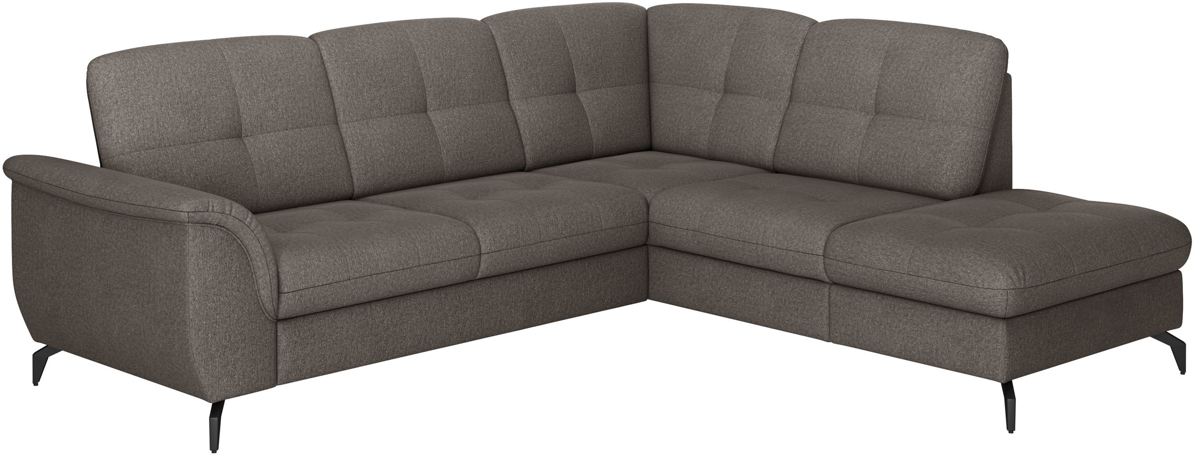 sit&more Ecksofa »Zora L-Form«, wahlweise mit Bettfunktion und Bettkasten