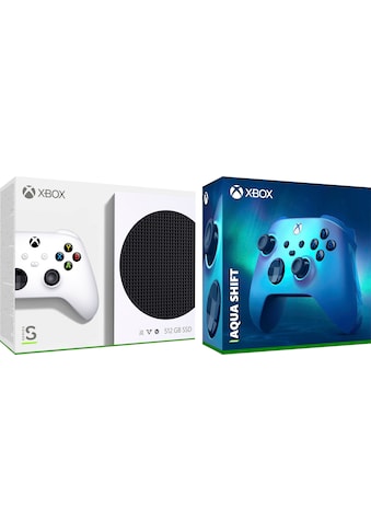 Xbox Spielekonsole »Series S«, inkl. 2. Controller - Aqua Shift kaufen