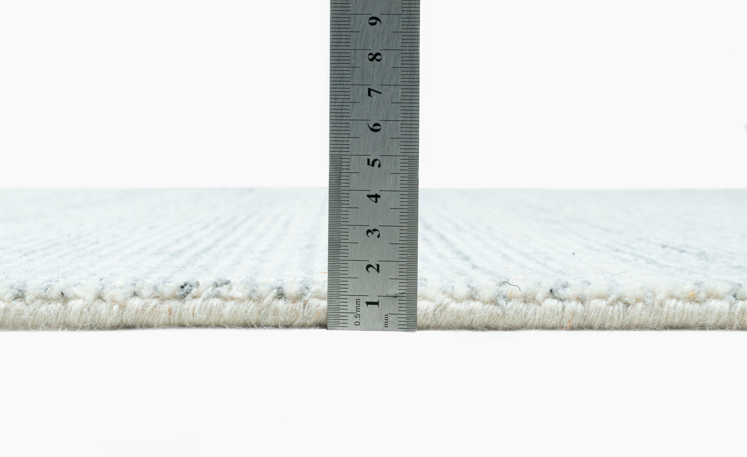 Sansibar Teppich »Tinnum Uni meliert« rechteckig 13 mm Höhe meliert, 60% Wolle, handgearbeitet in aufwendiger Handloom-Technik