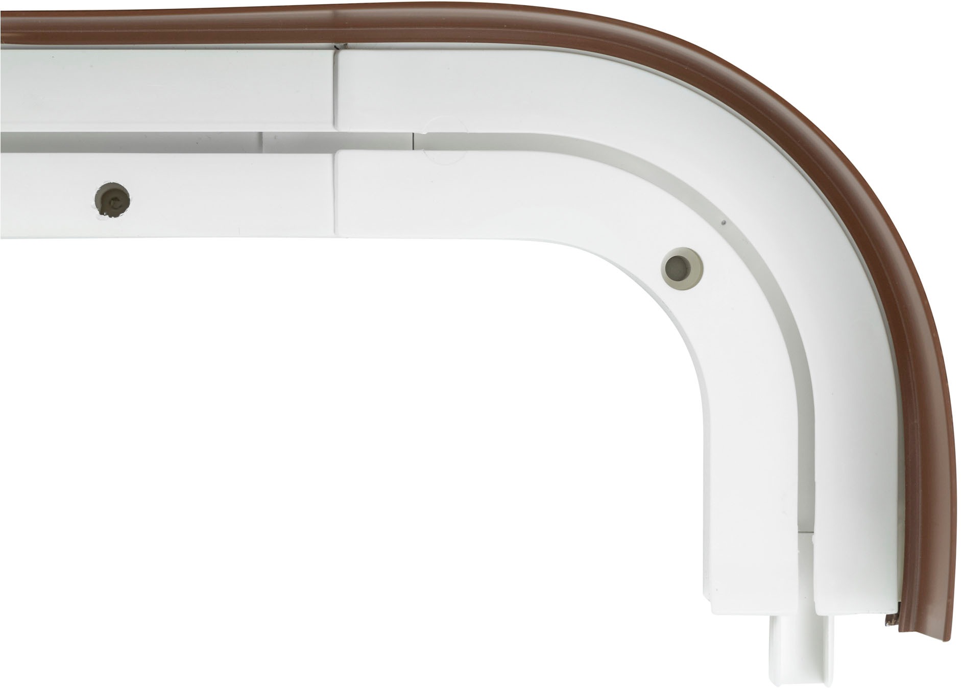 SN DECO GROUP Gardinenschiene »SH1«, 1 läufig-läufig, Fixmaß, mit Blende 5 cm