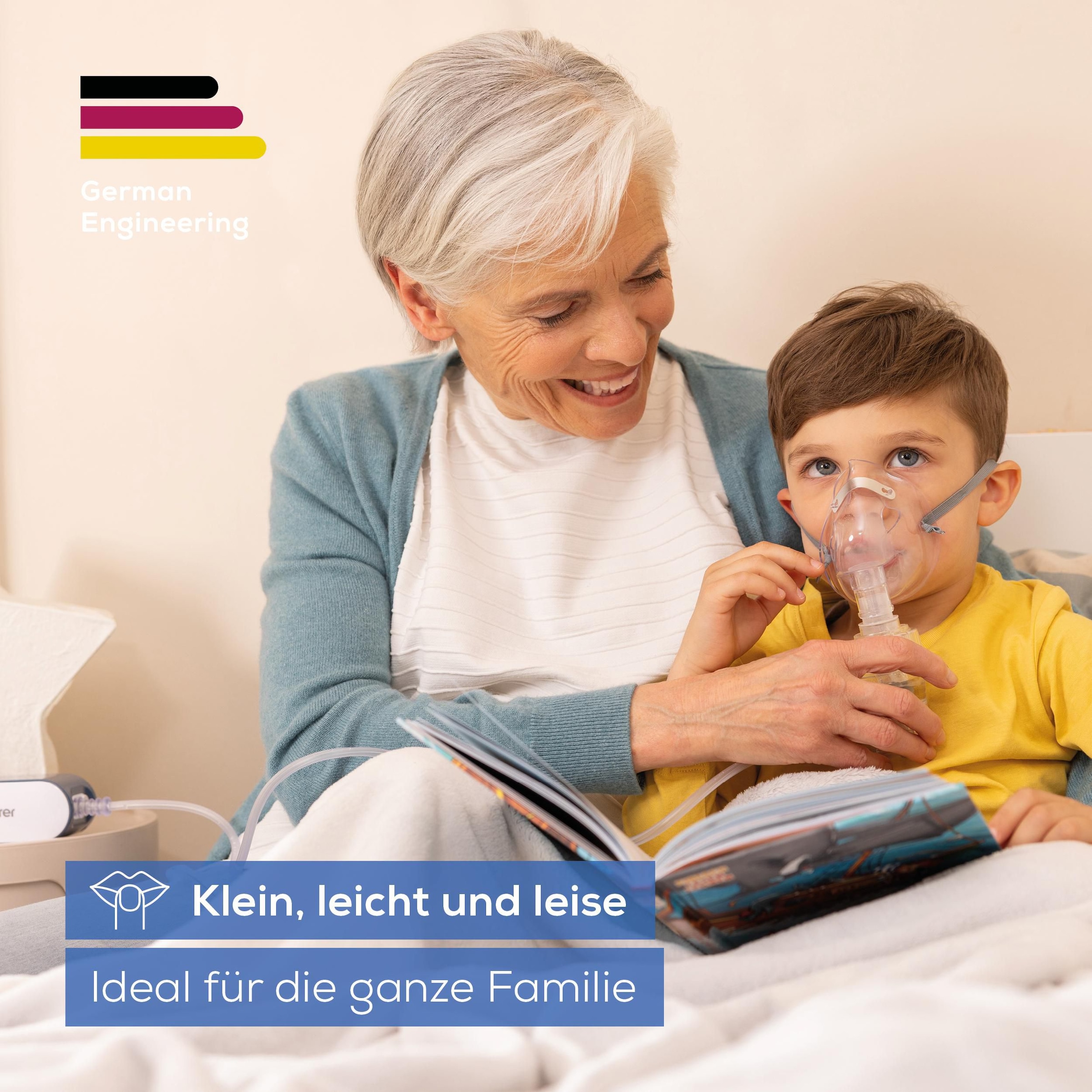 BEURER Inhalationsgerät »IH 61 mit DC Kompressor-Drucklufttechnologie« Zur Behandlung der oberen und unteren Atemwege
