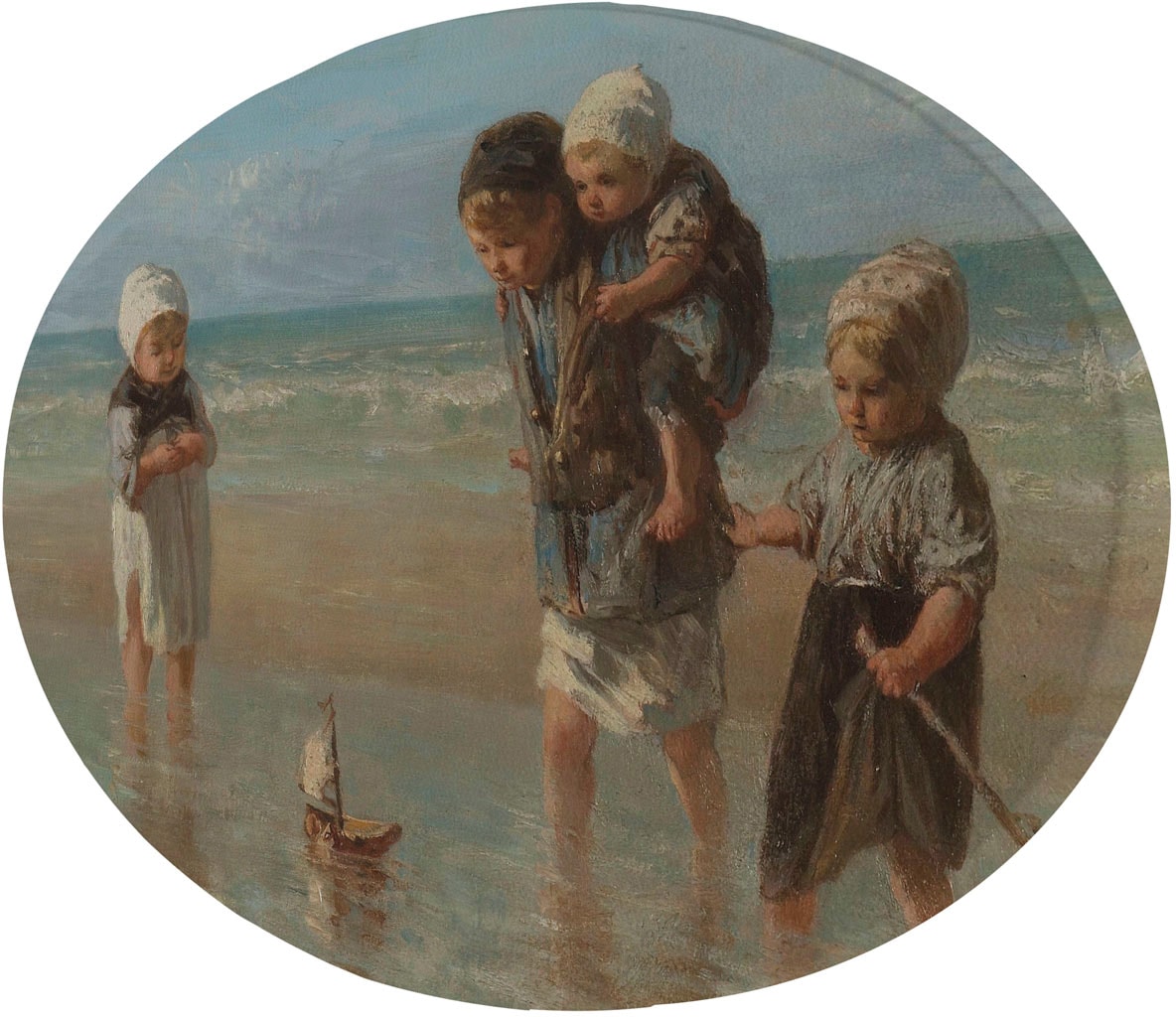Art for the home Leinwandbild »Kinder Meer (Jozef Israëls)« Art | Portrait 1 Stk. tlg. Kinder des Meeres 50 x 70 cm