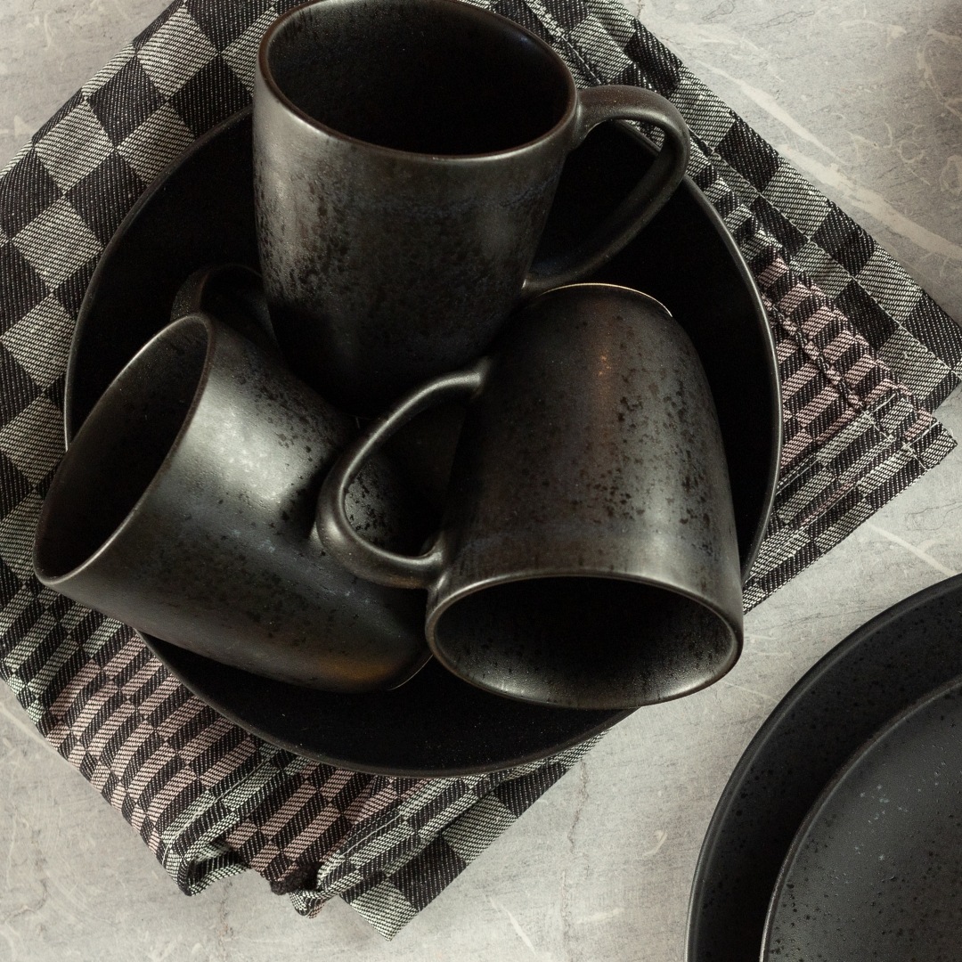 MÄSER Frühstücks-Geschirrset »ESSENTIAL, Frühstücks Set, Steinzeug« Geschirr-Set, Service