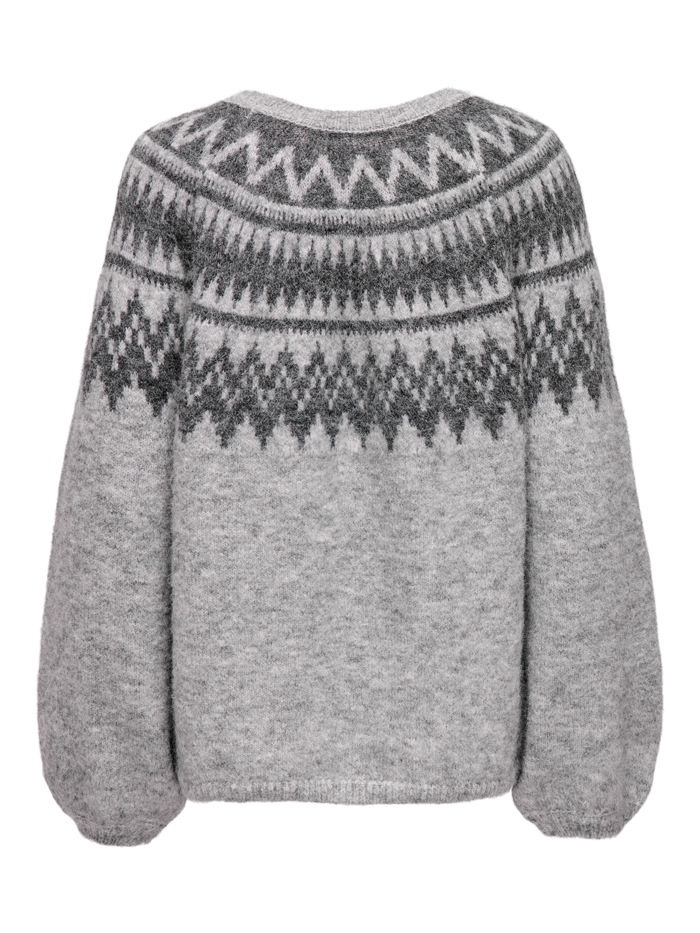 ONLY Strickpullover »ONLREYKJA LS O-NECK KNT« mit Wolle und Stretchanteil