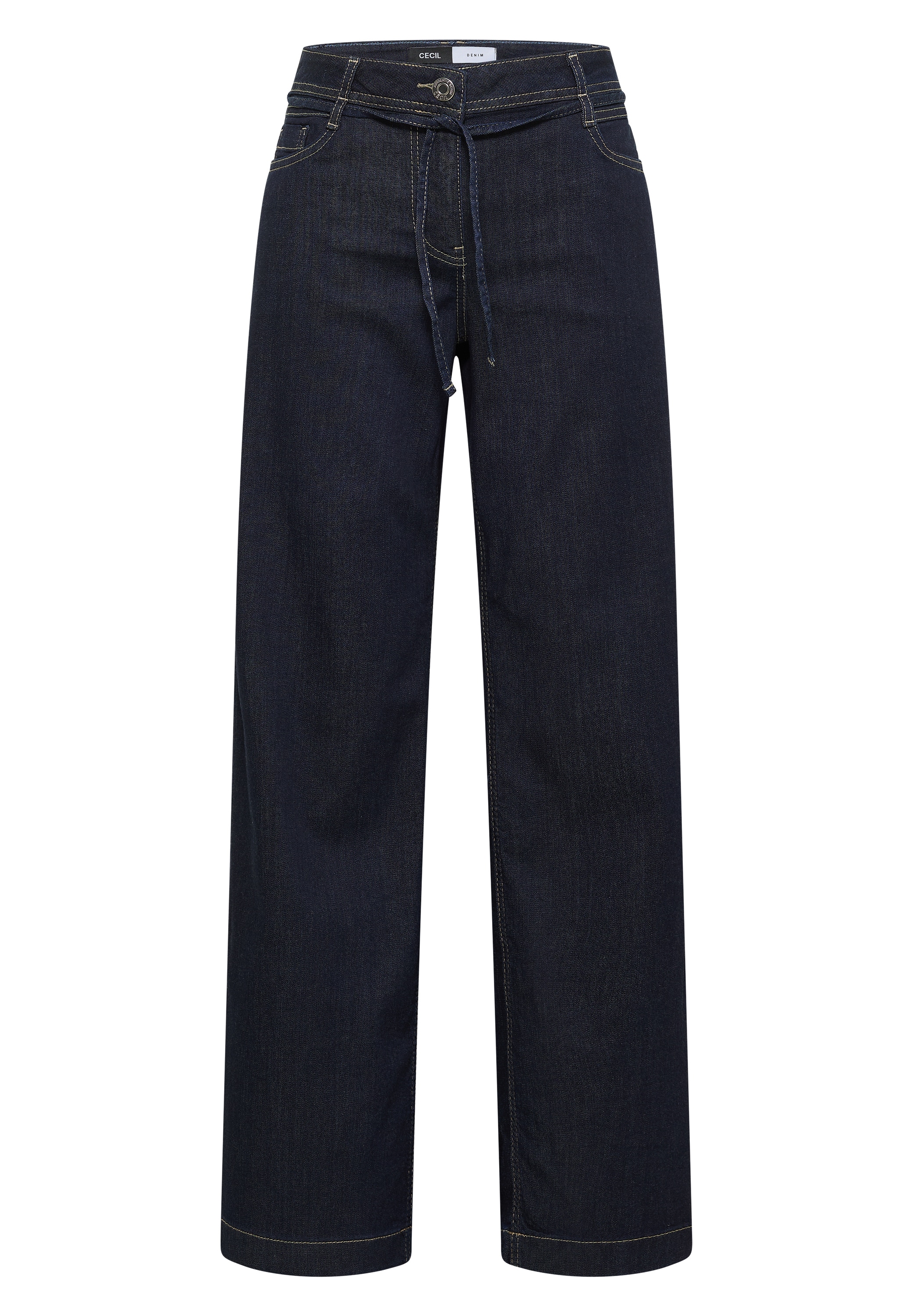 Cecil Loose-fit-Jeans »Style Neele« Wide Rinsed mit Stretch