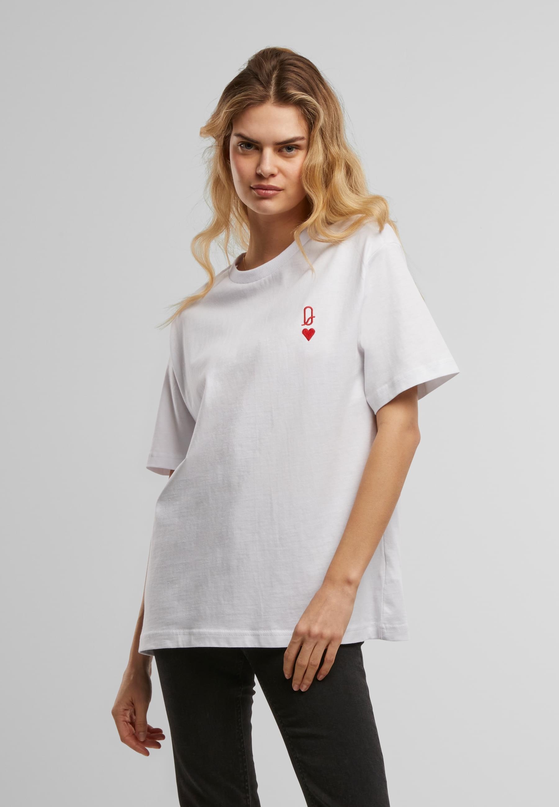 Miss Tee T-Shirt »Miss Tee Queen Card EMB Tee« 1 Stk.