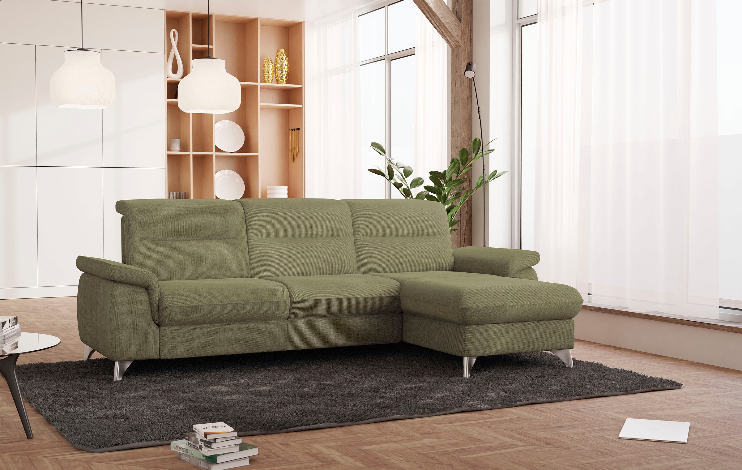 sit&more Ecksofa »Astoria L-Form«, wahlweise mit motorischer Relaxfunktion günstig online kaufen