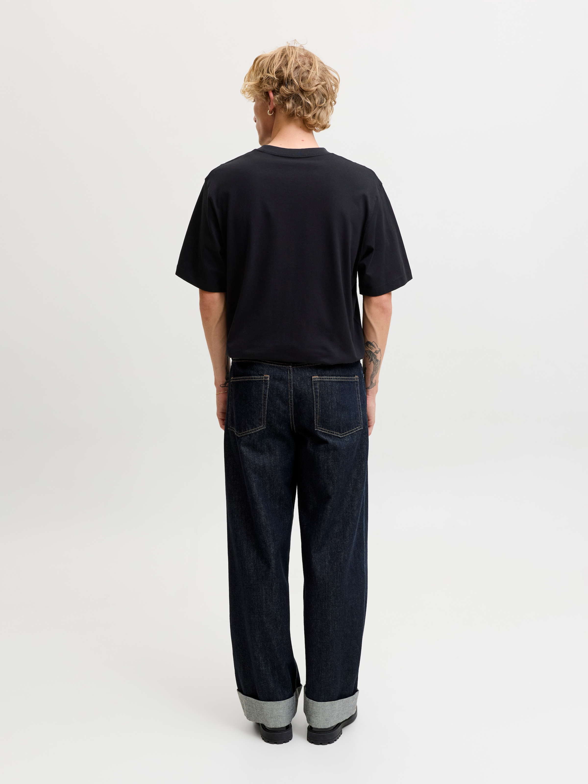 Jack & Jones Rundhalsshirt »JORFREDERIKSBERG MONOGRAM TEE SS CN SN« Baumwolle, relaxed fit