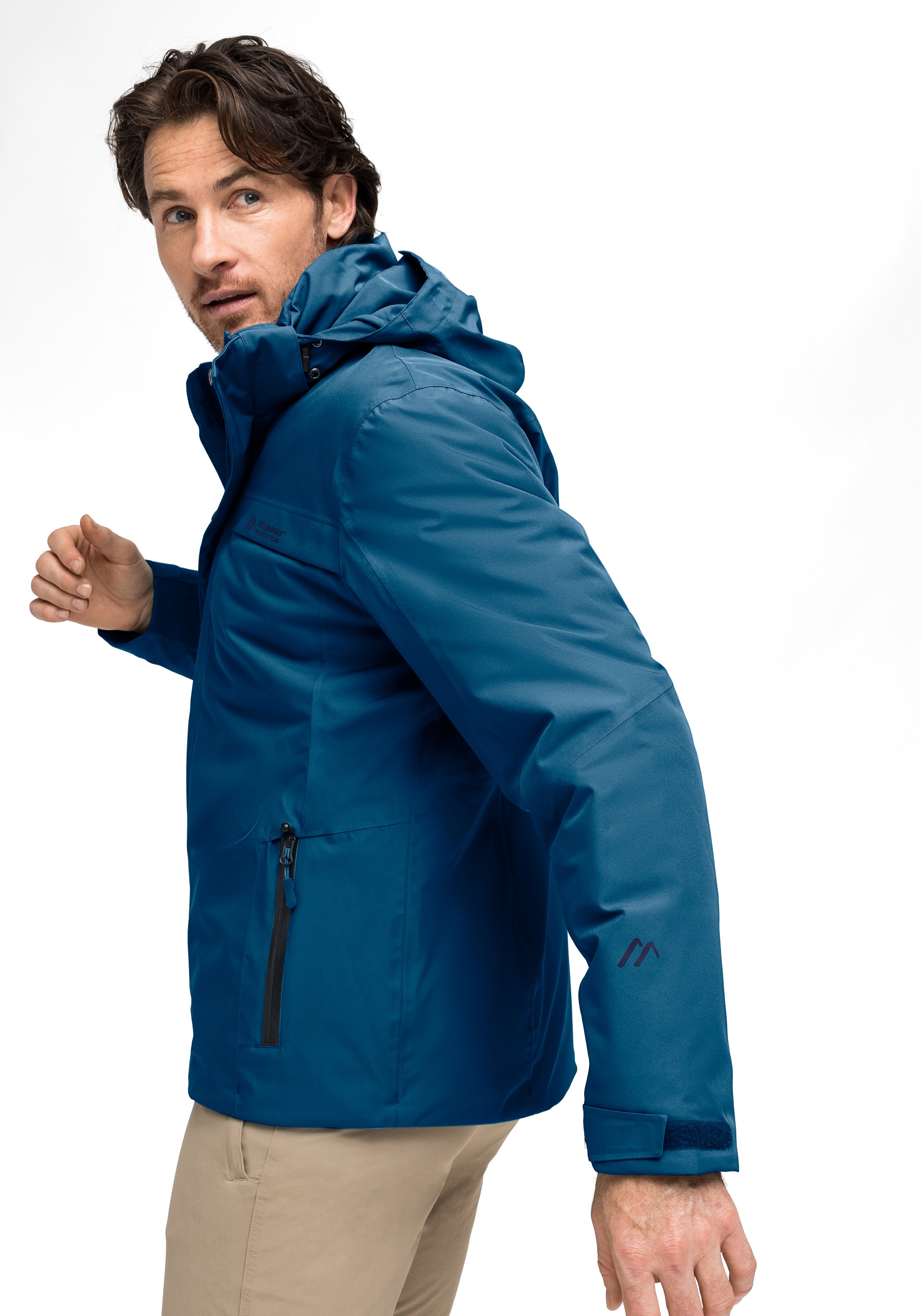 Maier Sports Funktionsjacke »Peyor M«, Herren Jacke, warm wattierte Winterjacke, wind/wasserdicht, Regular Fit