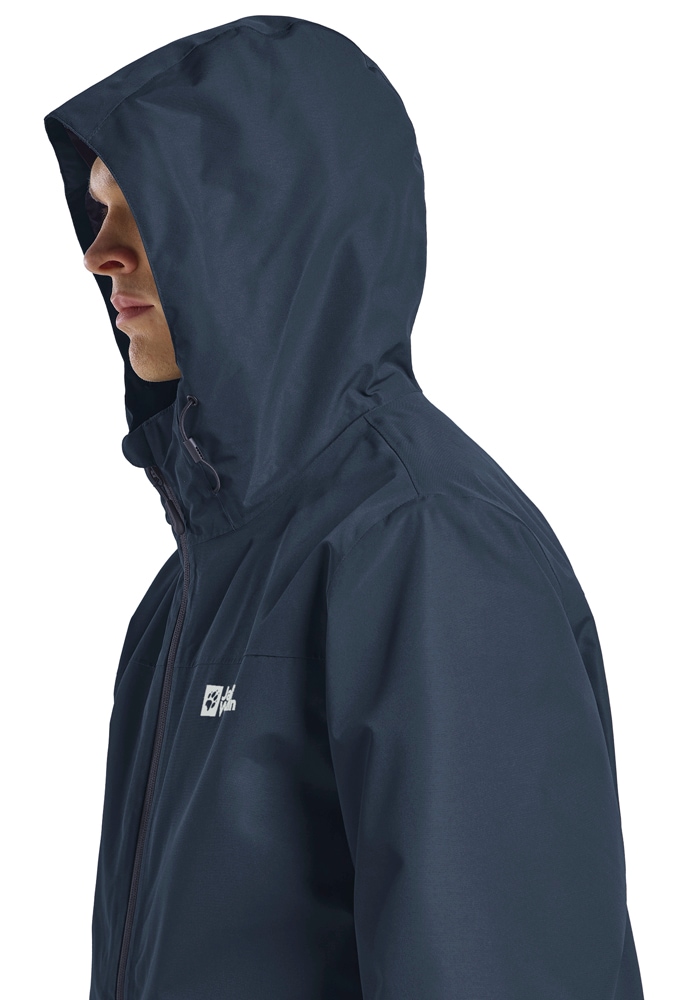 Jack Wolfskin 3-in-1-Funktionsjacke »TAUBENBERG 3IN1 JKT M«, mit Kapuze